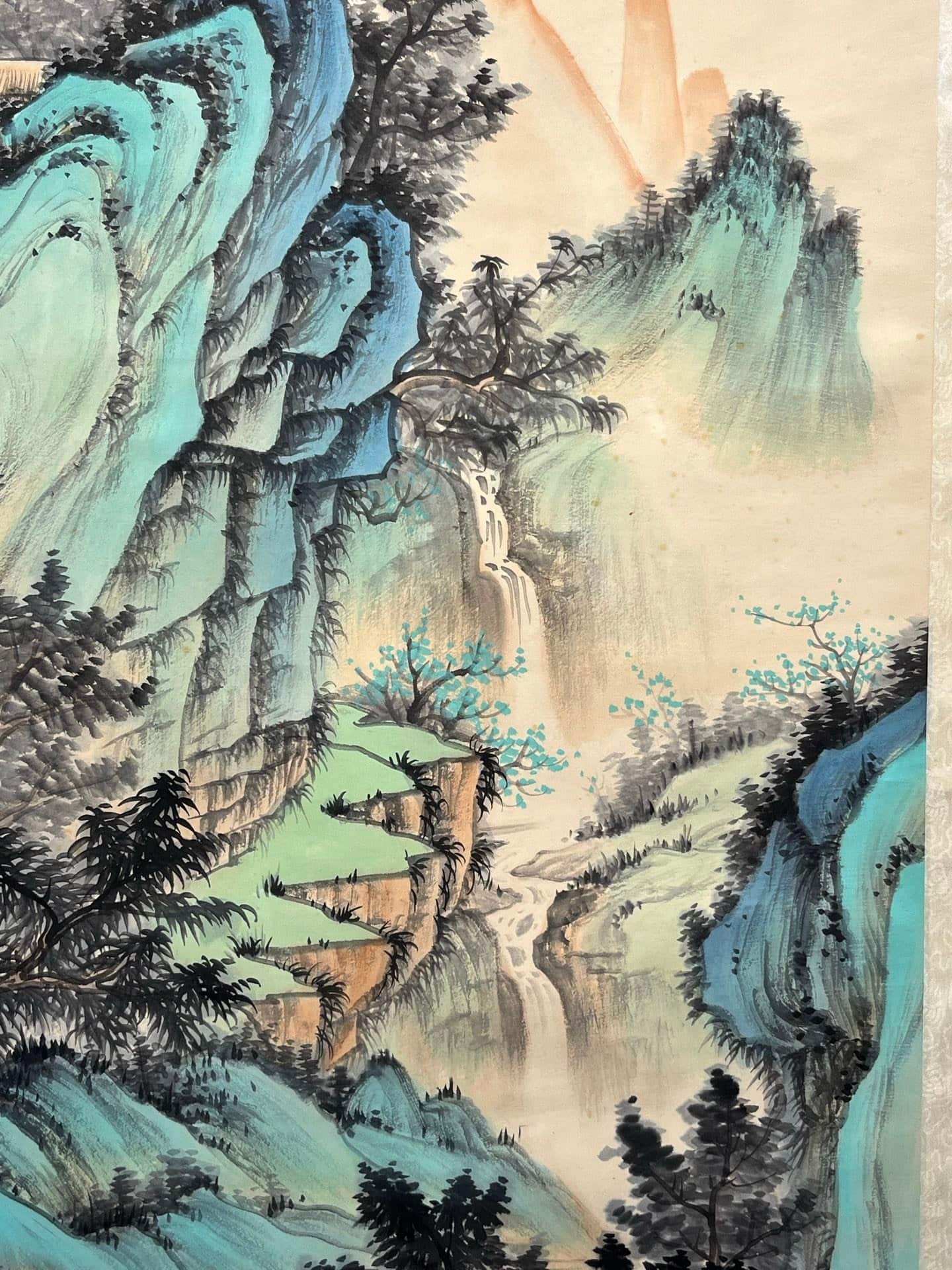 Chinese scroll painting Zhang Daqian