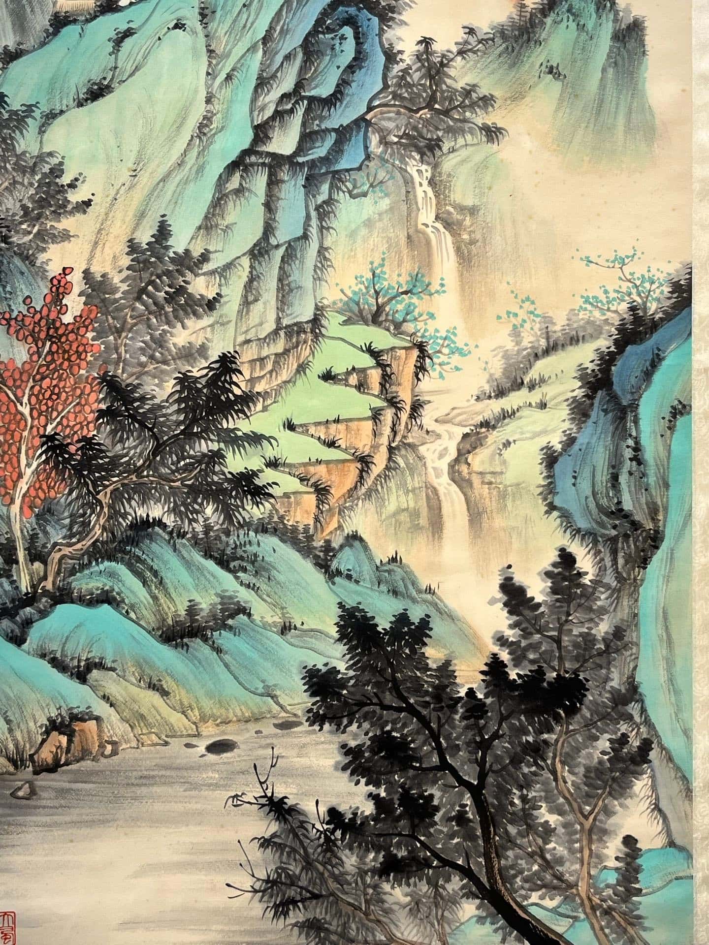 Chinese scroll painting Zhang Daqian