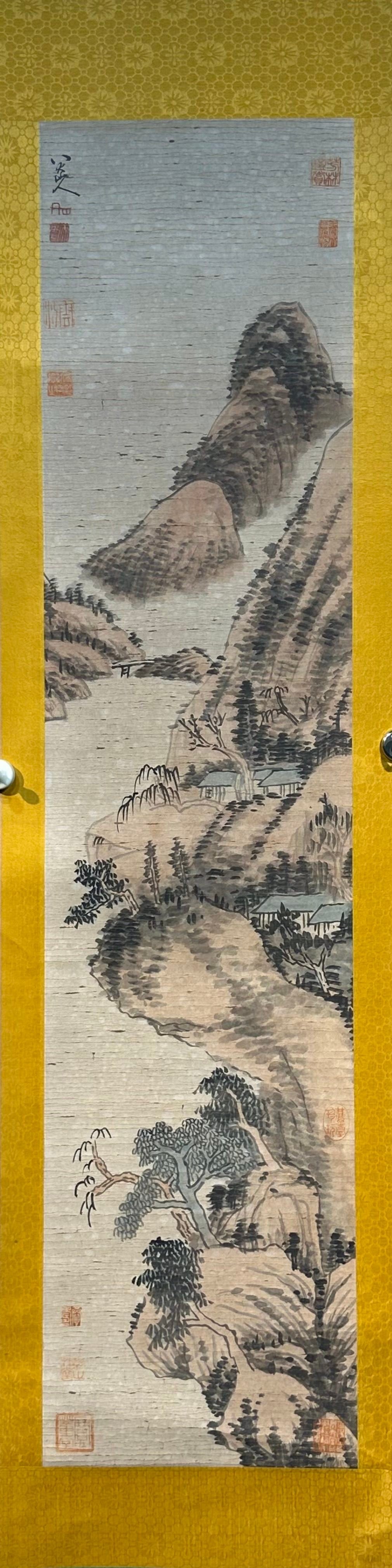 Chinese scroll painting Ba Da Shan Ren