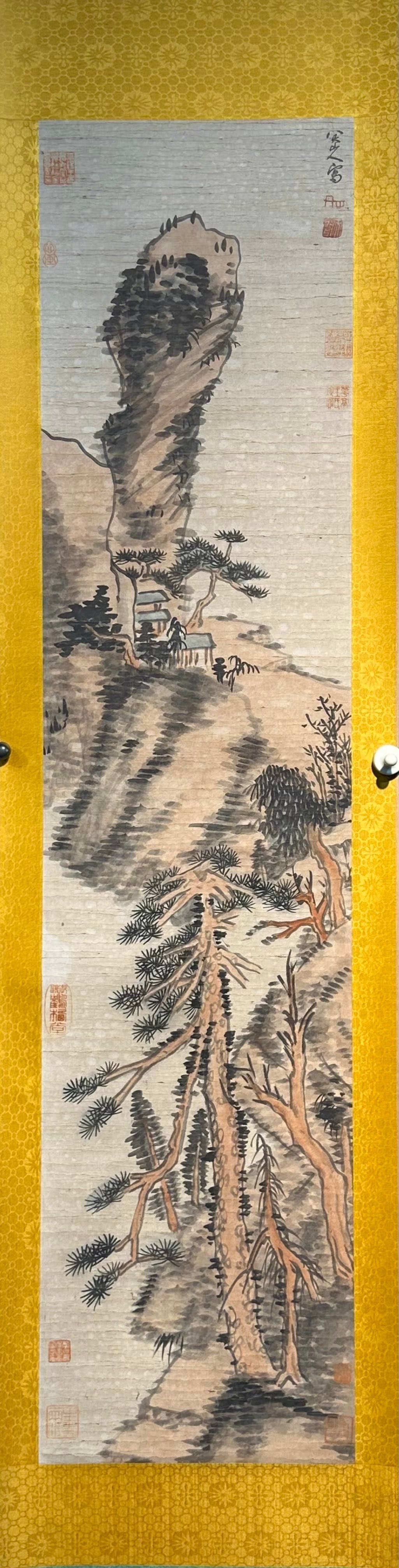 Chinese scroll painting Ba Da Shan Ren
