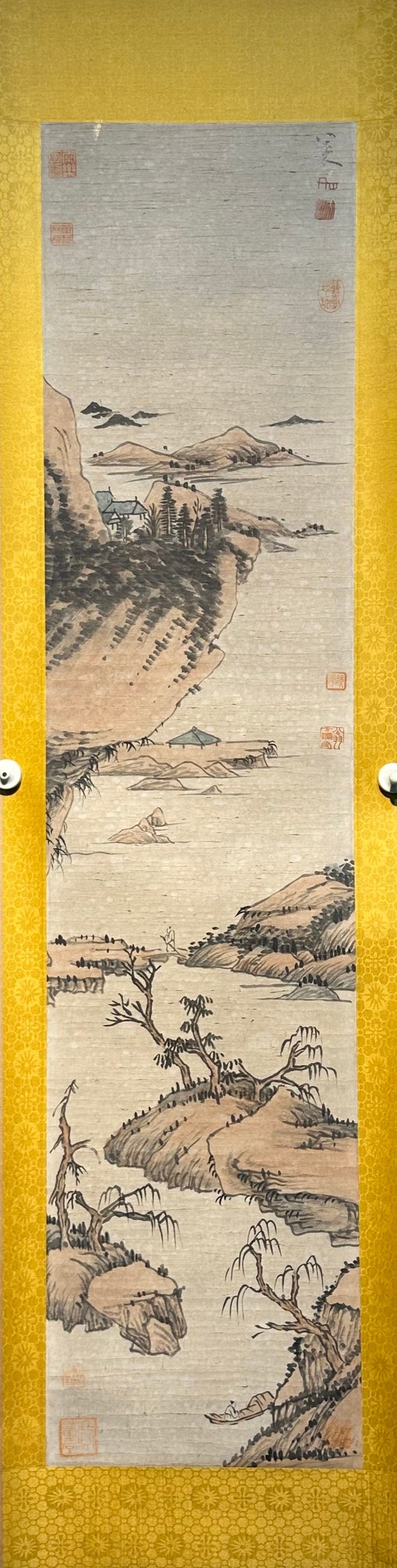 Chinese scroll painting Ba Da Shan Ren