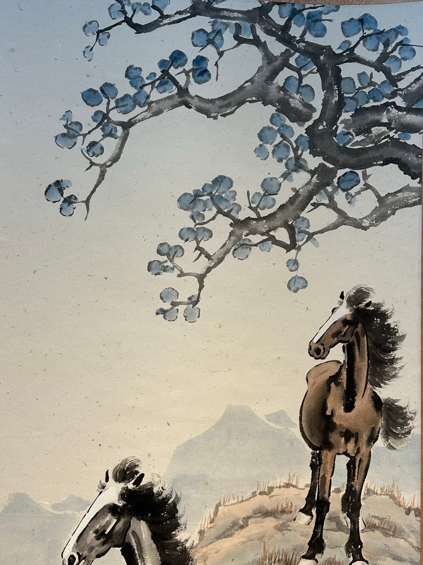 Chinese scroll painting Xu Beihong