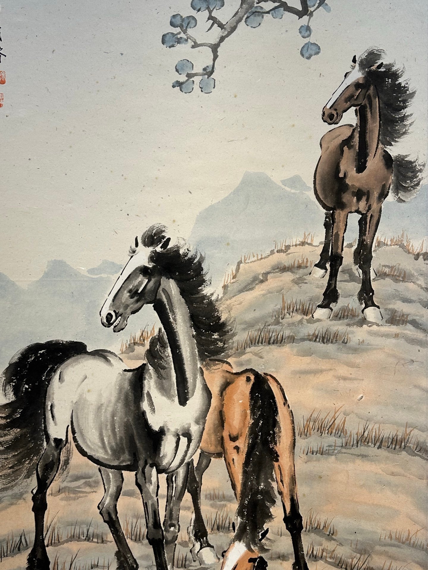 Chinese scroll painting Xu Beihong