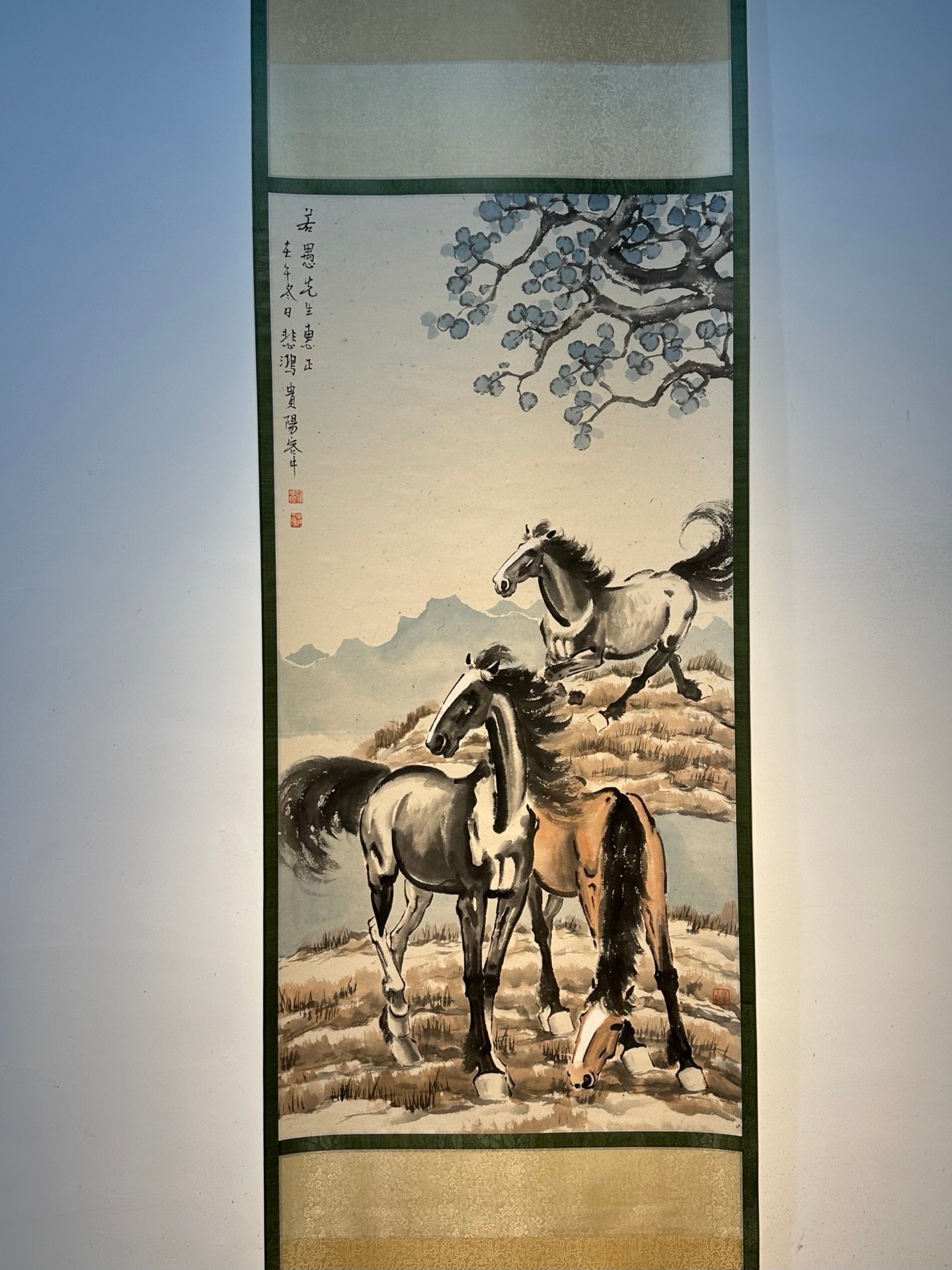 Chinese scroll painting Xu Beihong