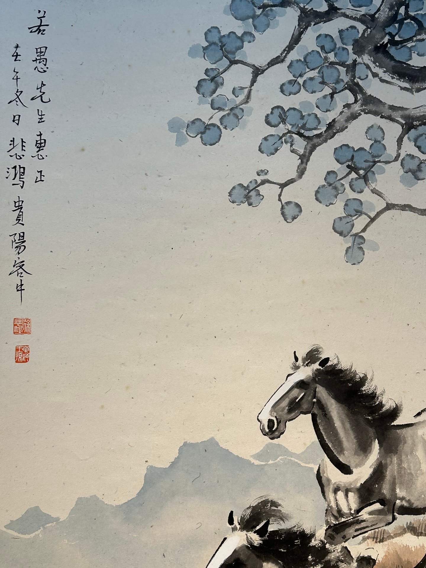 Chinese scroll painting Xu Beihong