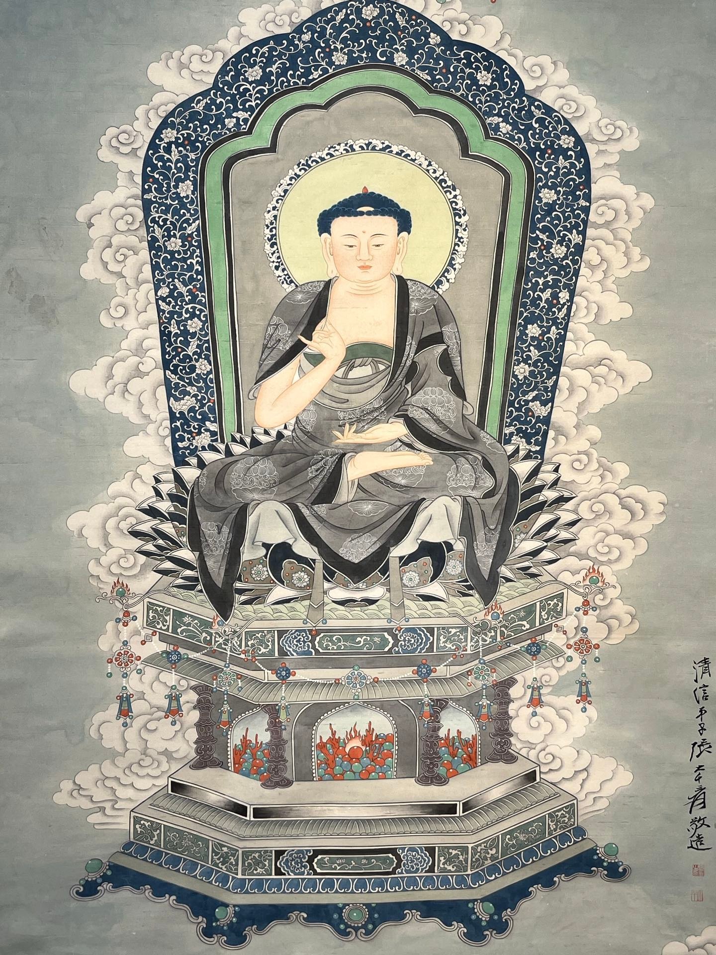 Chinese scroll painting Zhang Daqian