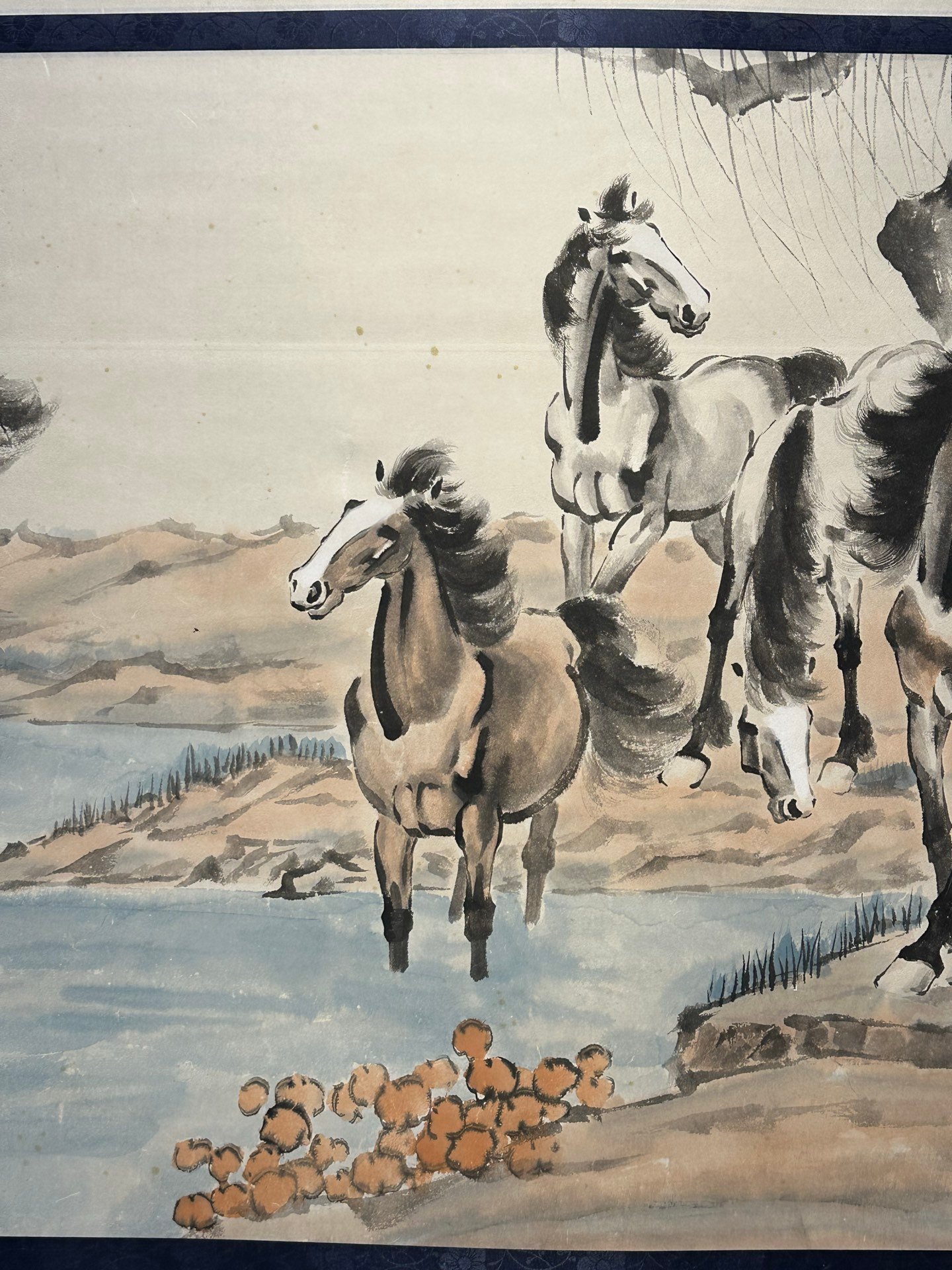 Chinese scroll painting Xu Beihong