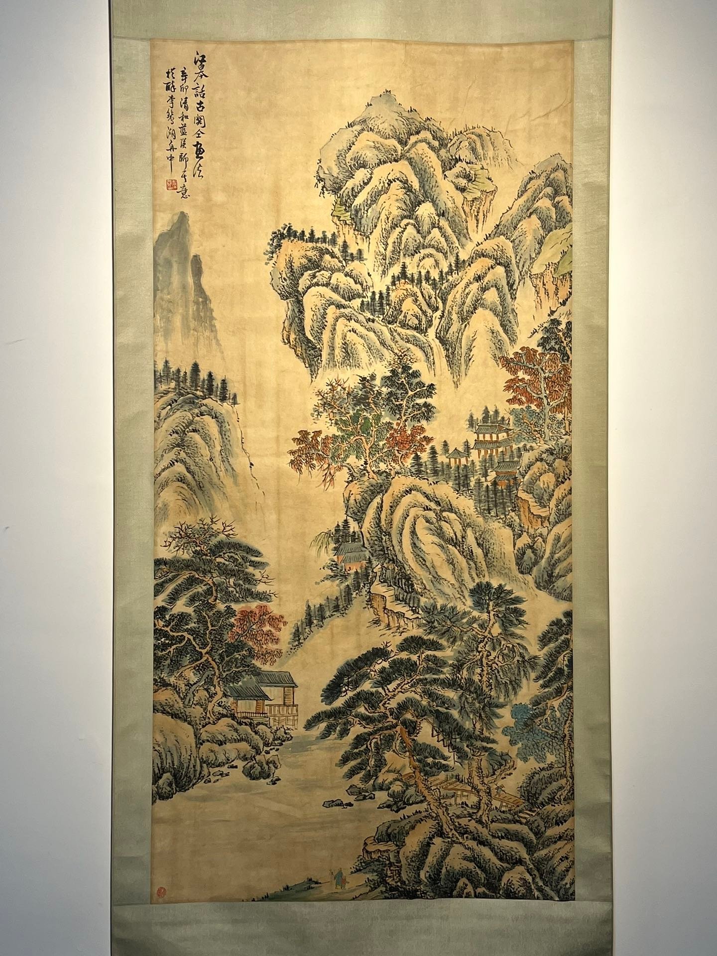 Chinese scroll painting Lan Ying
