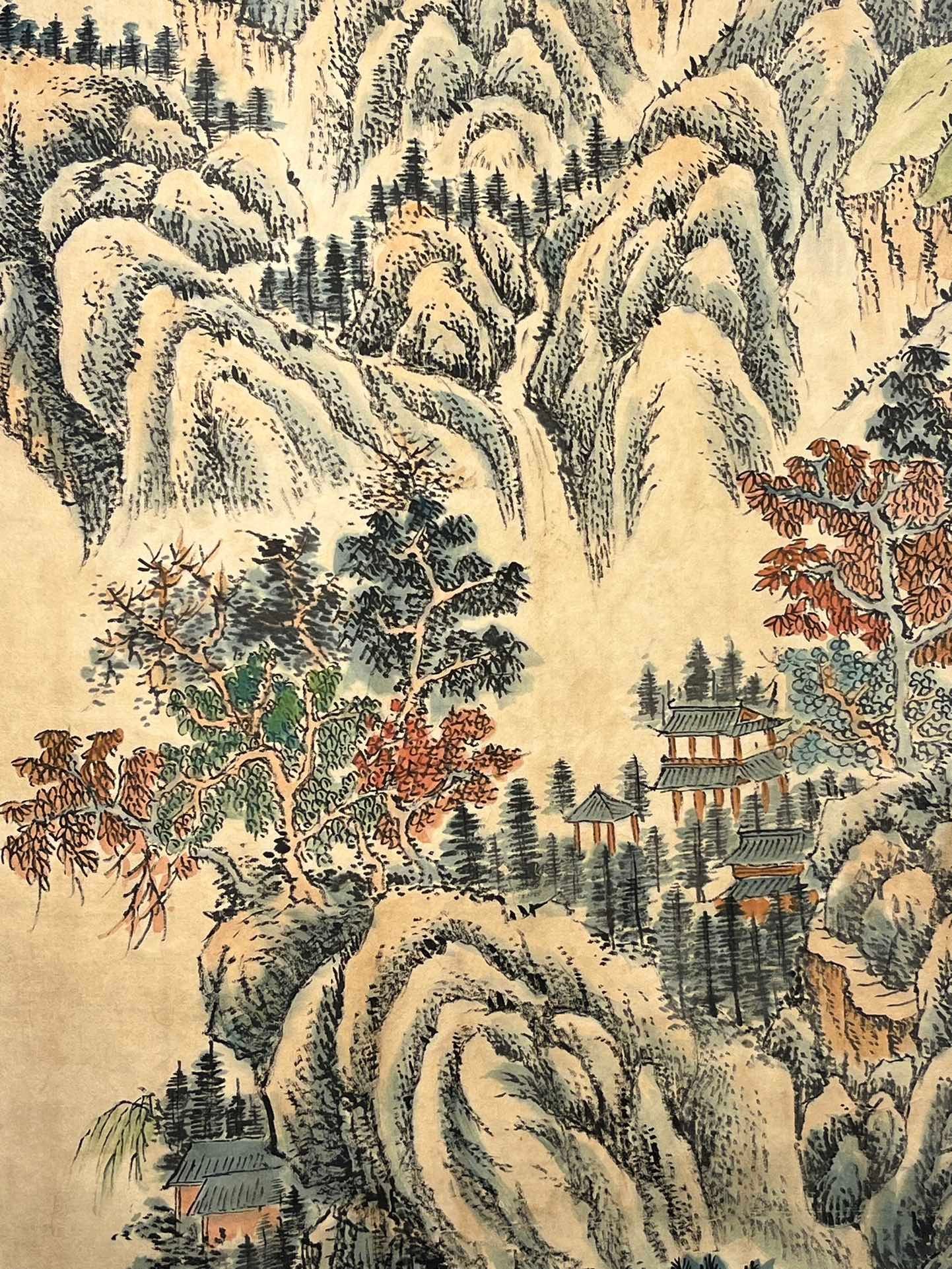 Chinese scroll painting Lan Ying