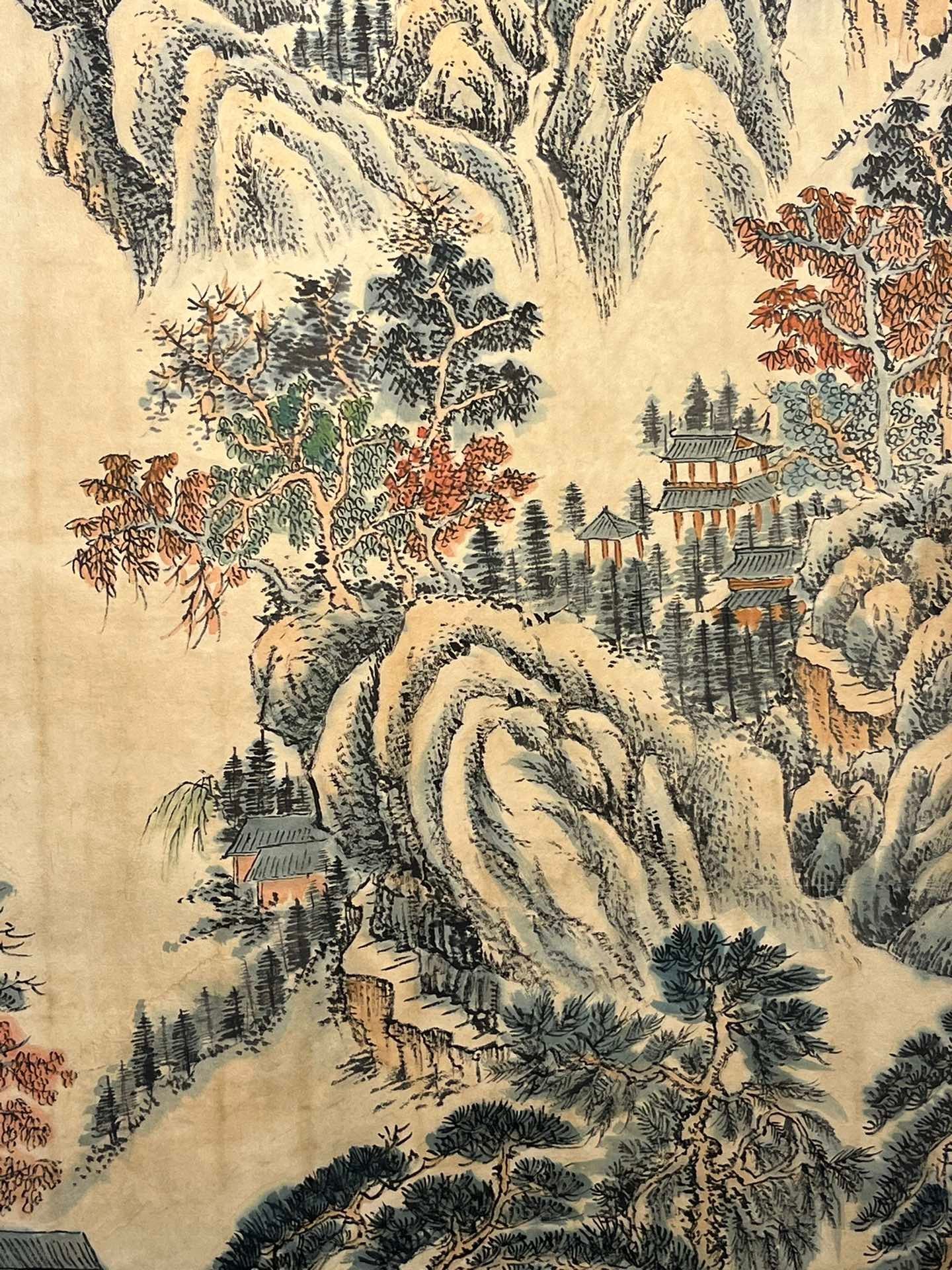 Chinese scroll painting Lan Ying