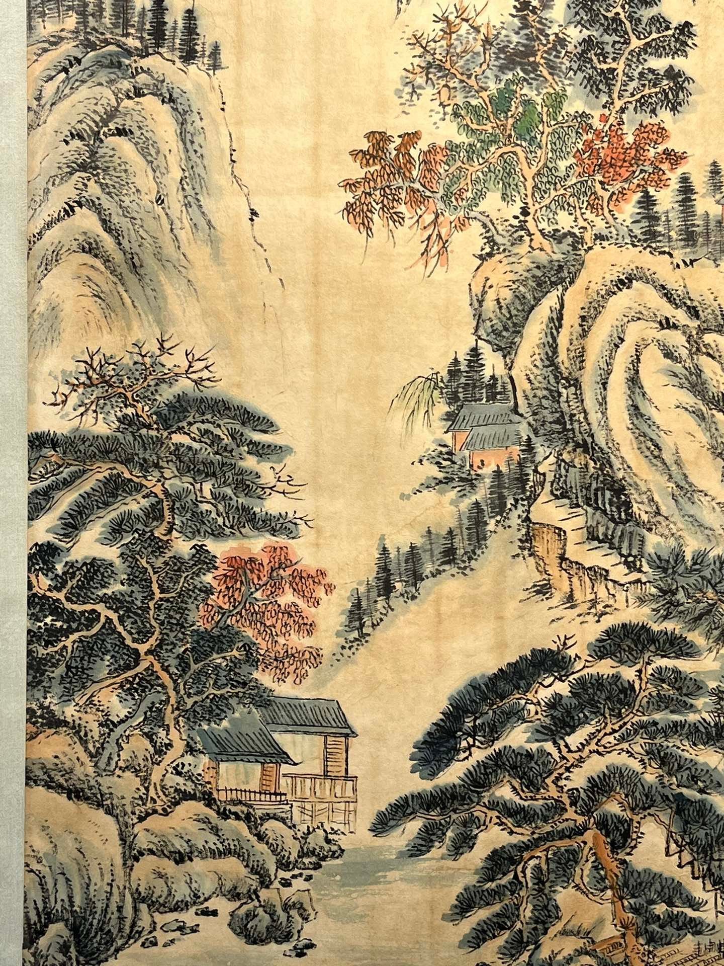Chinese scroll painting Lan Ying
