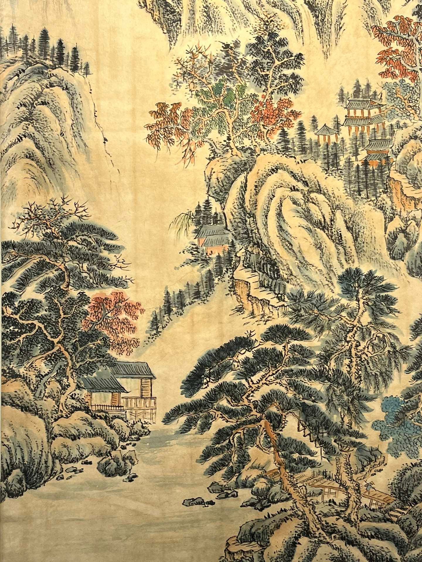 Chinese scroll painting Lan Ying