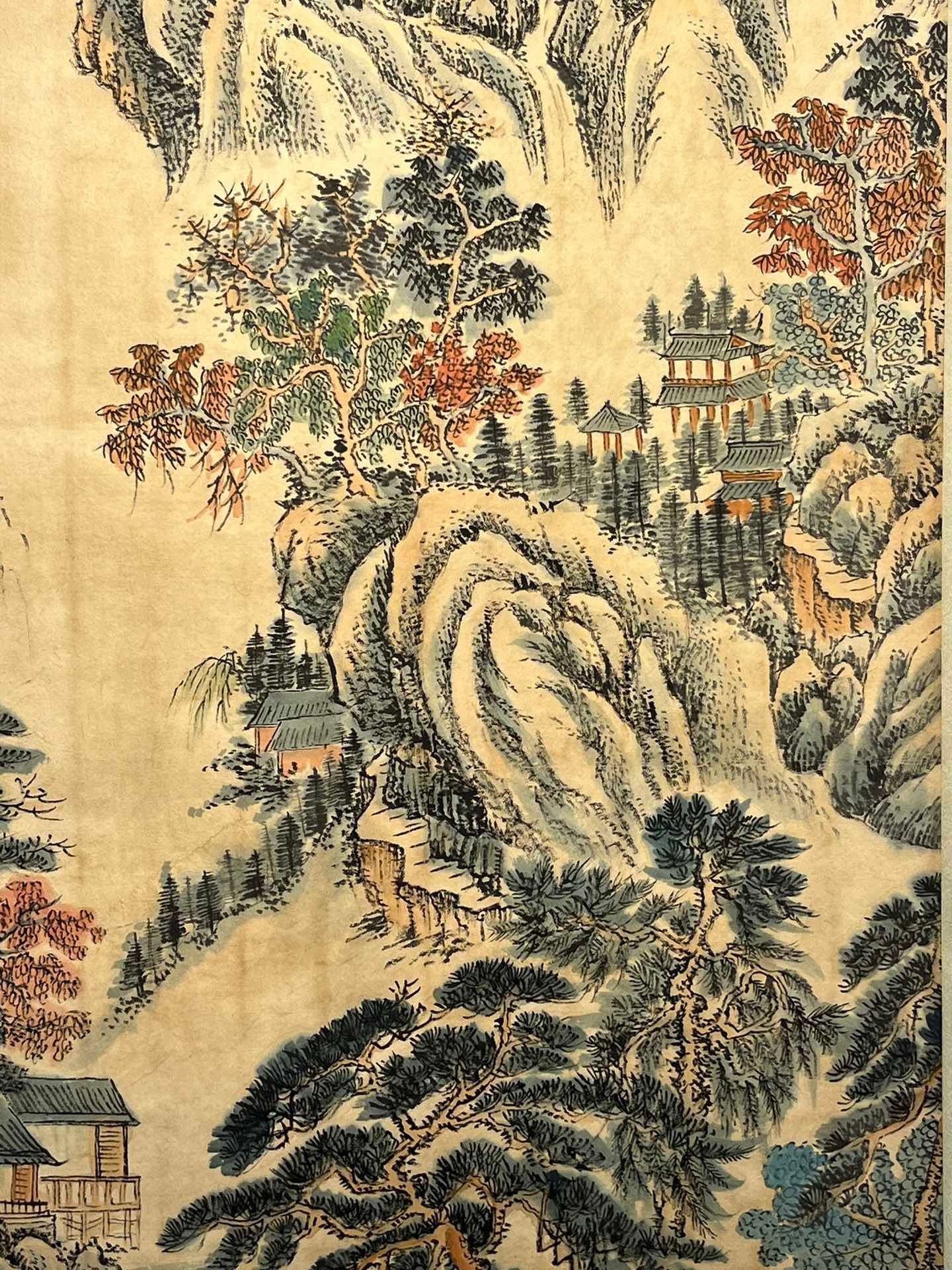 Chinese scroll painting Lan Ying