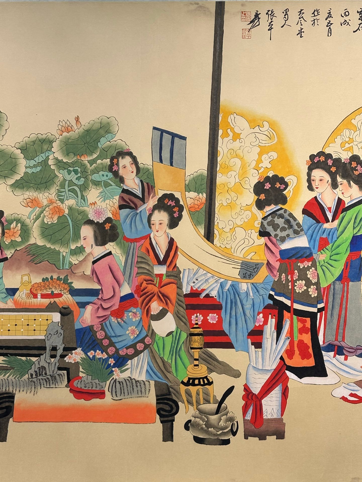 Chinese scroll painting Zhang Daqian