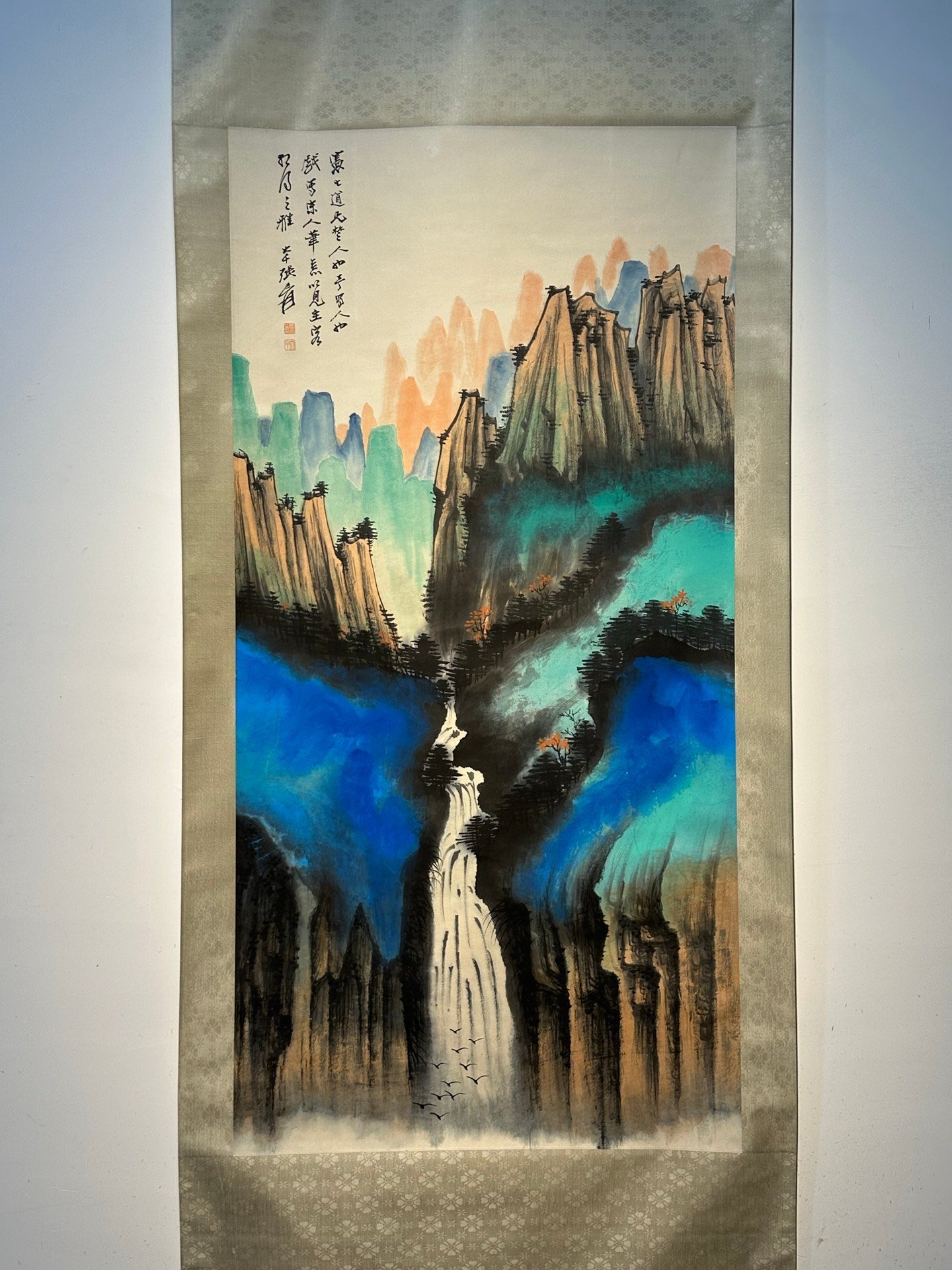 Chinese scroll painting Zhang Daqian