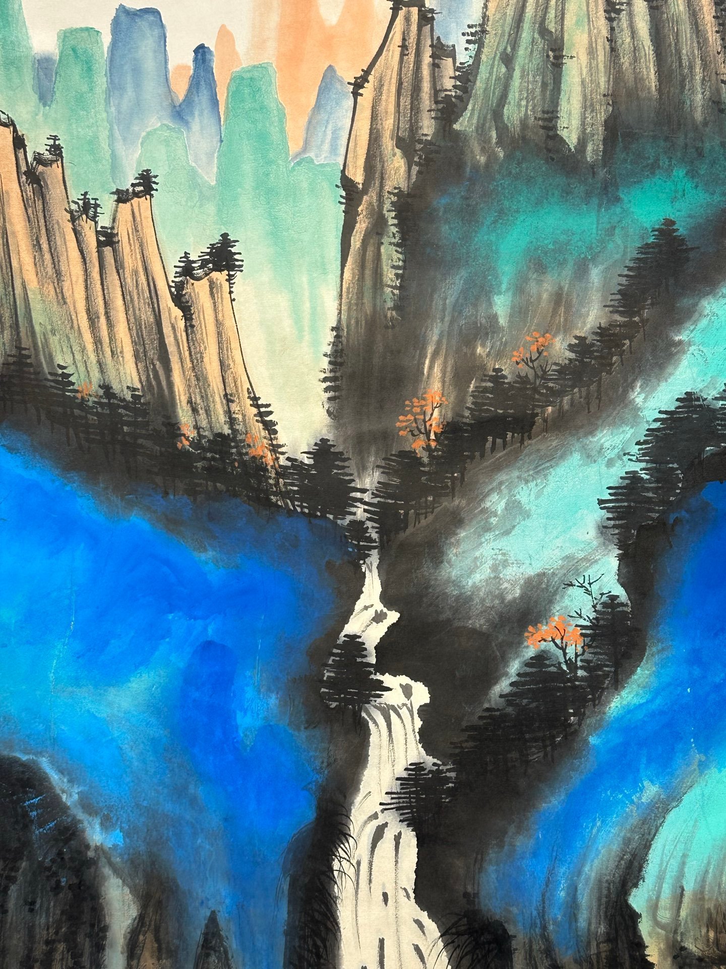 Chinese scroll painting Zhang Daqian