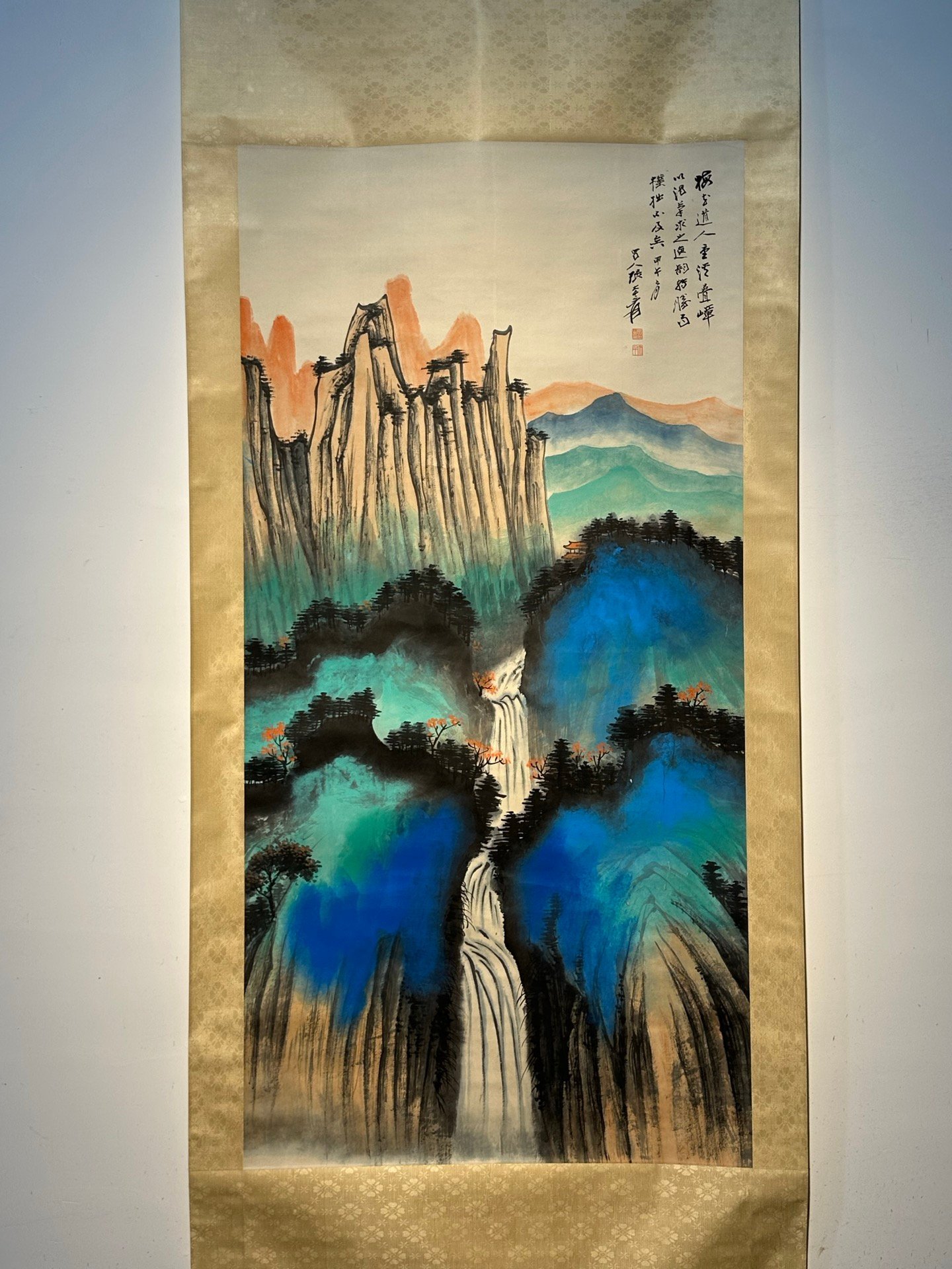 Chinese scroll painting Zhang Daqian