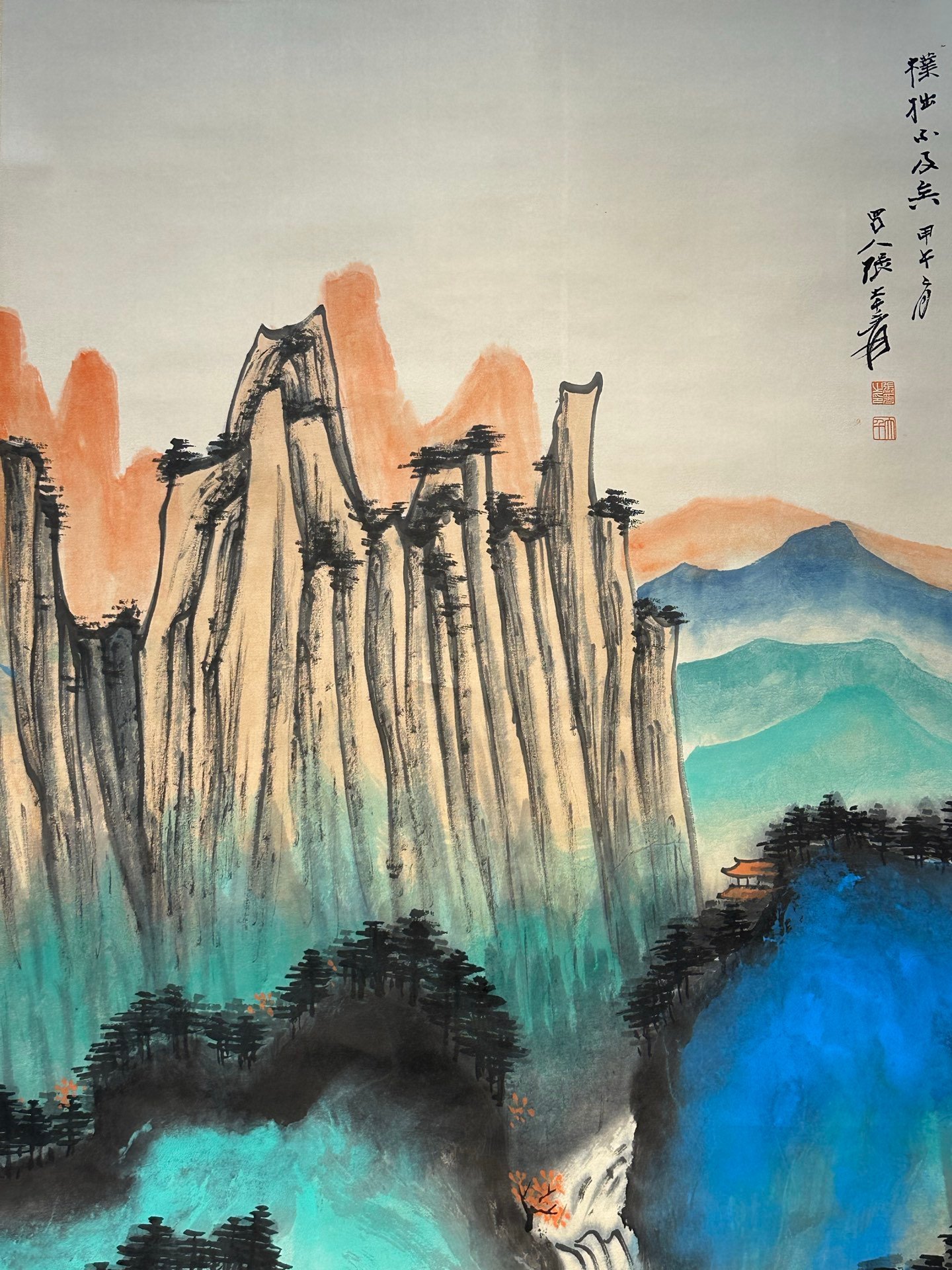 Chinese scroll painting Zhang Daqian
