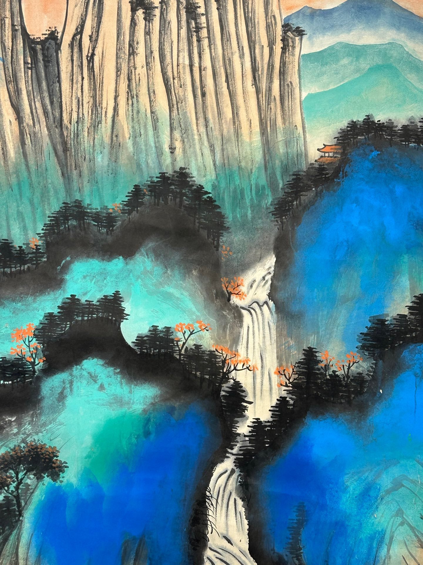 Chinese scroll painting Zhang Daqian