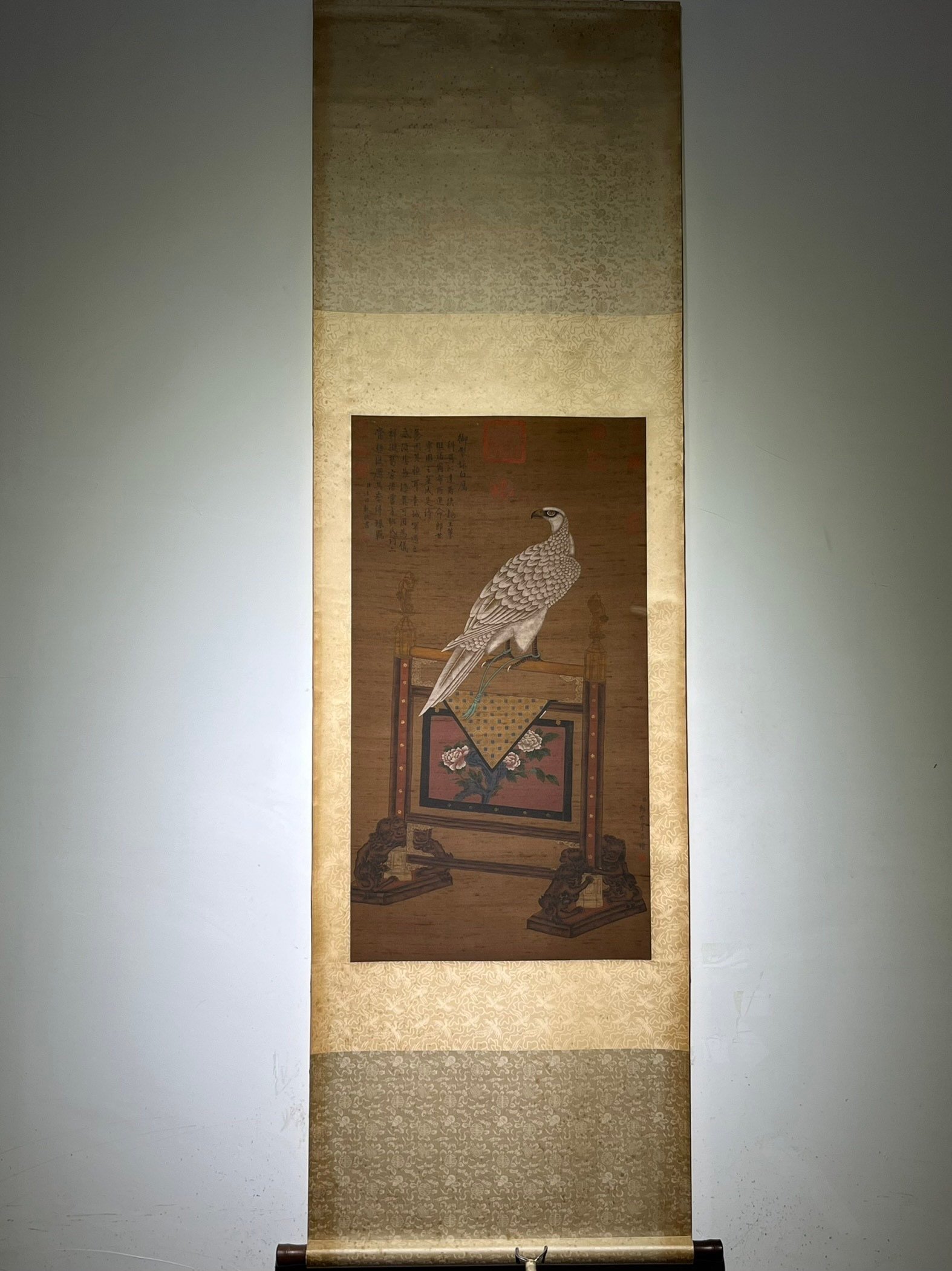 Chinese scroll painting Giuseppe