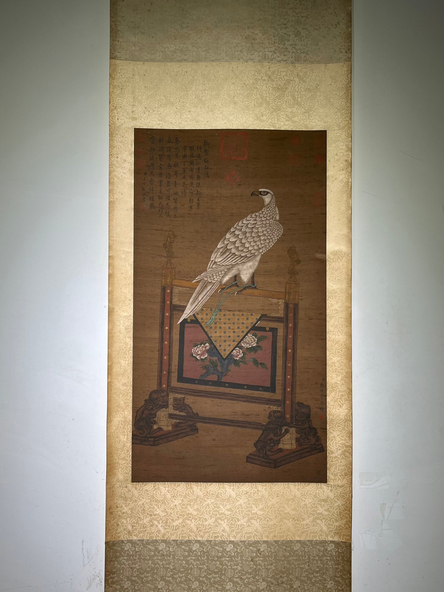 Chinese scroll painting Giuseppe