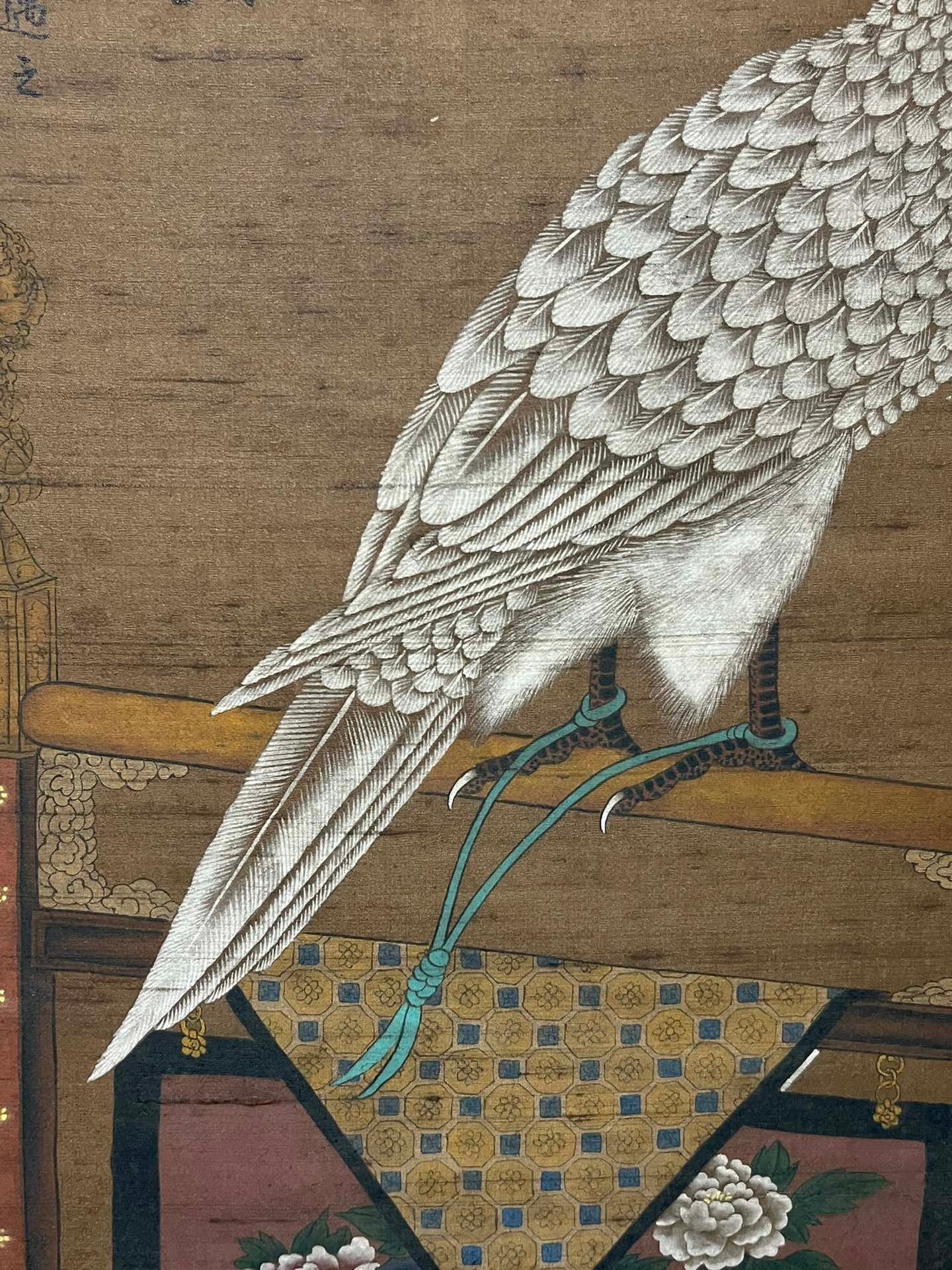 Chinese scroll painting Giuseppe