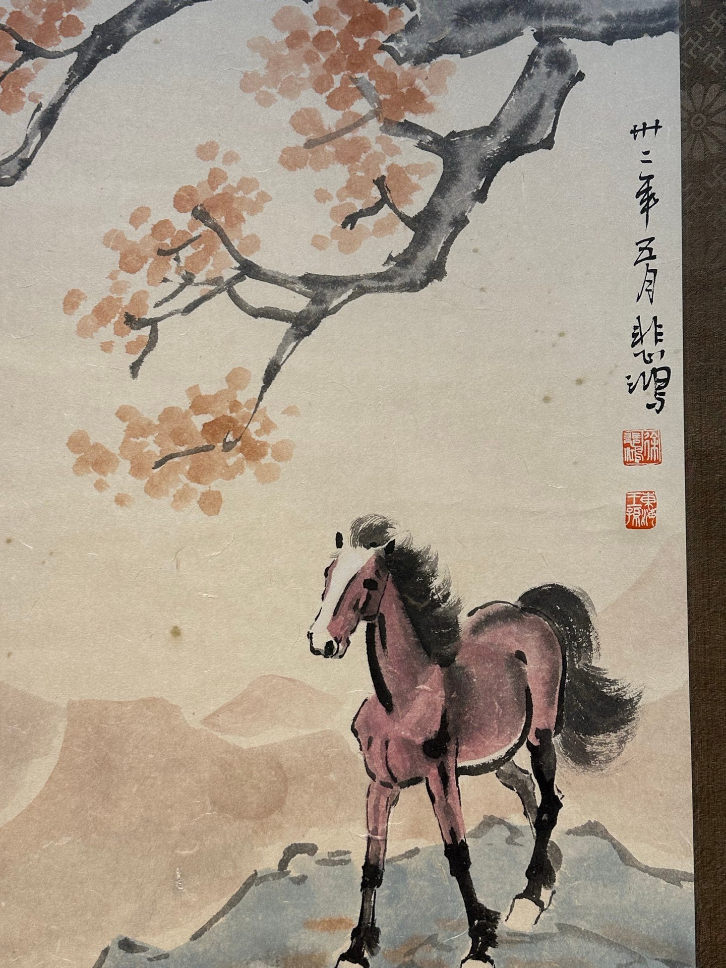Chinese scroll painting Xu Beihong