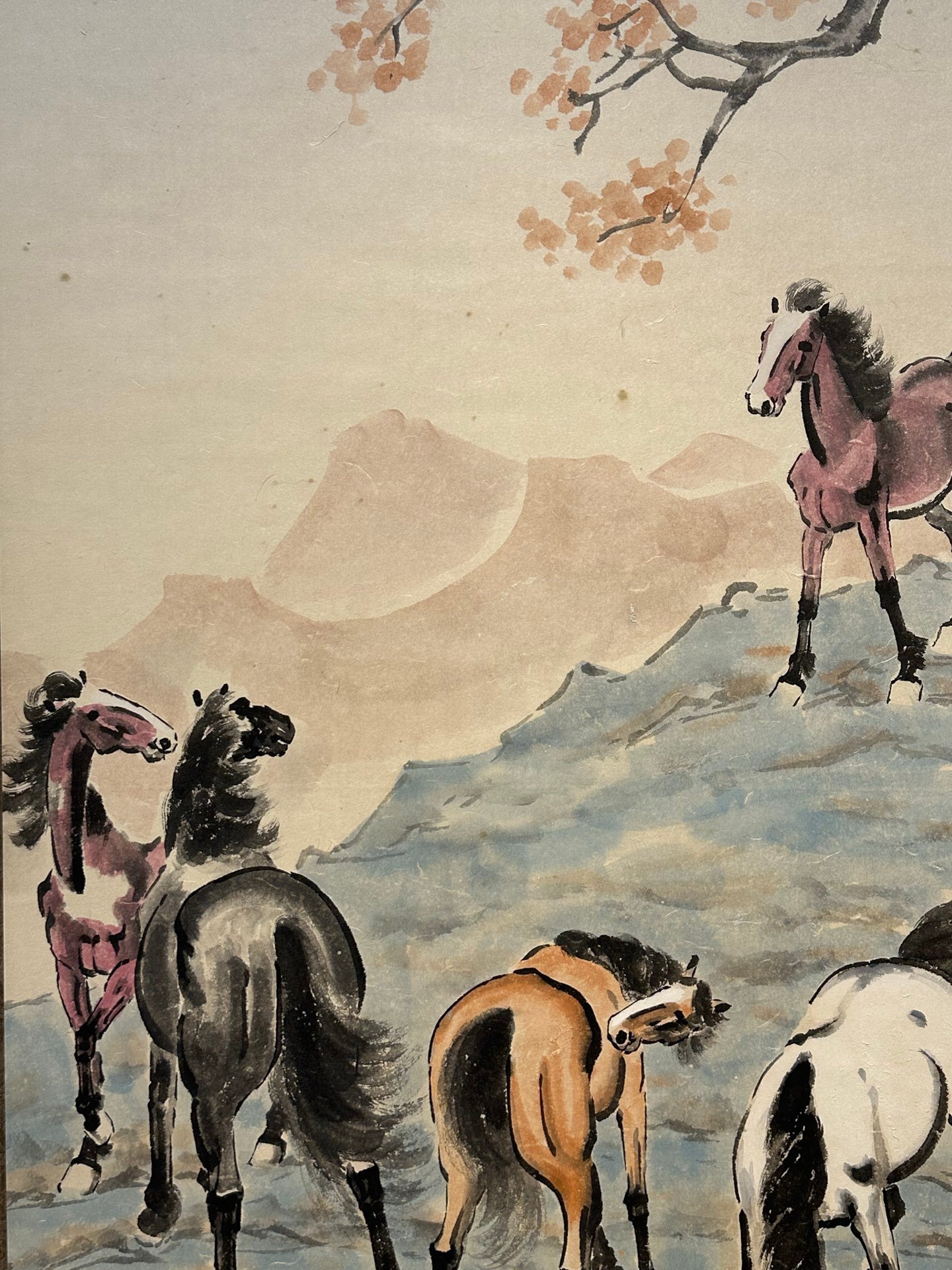 Chinese scroll painting Xu Beihong