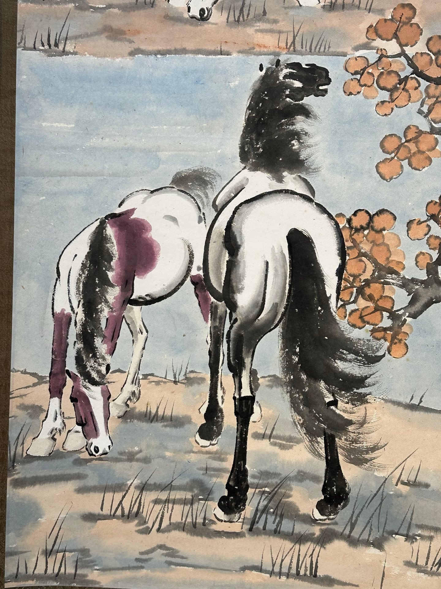 Chinese scroll painting Xu Beihong