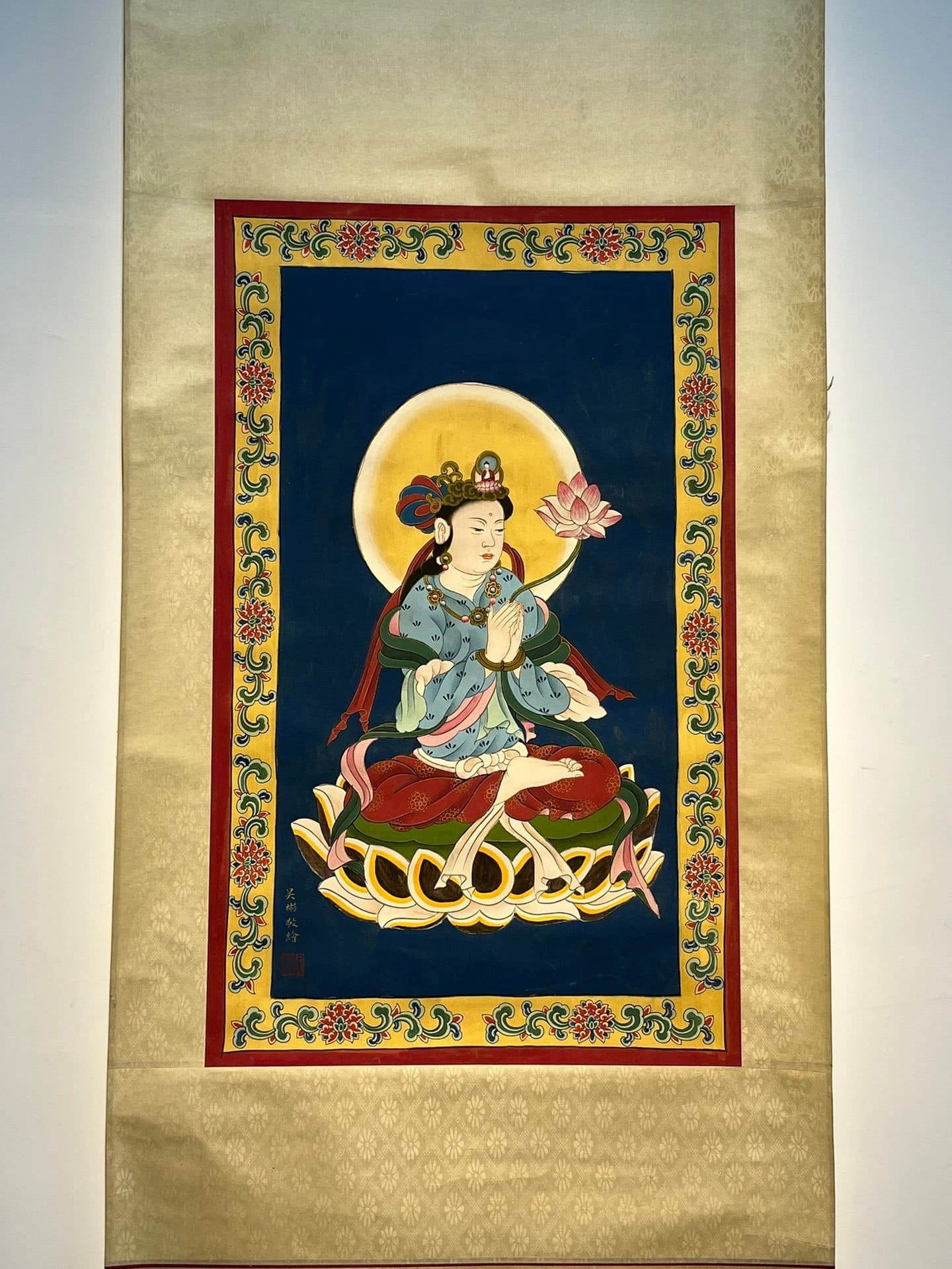 Chinese scroll painting Wu Bin