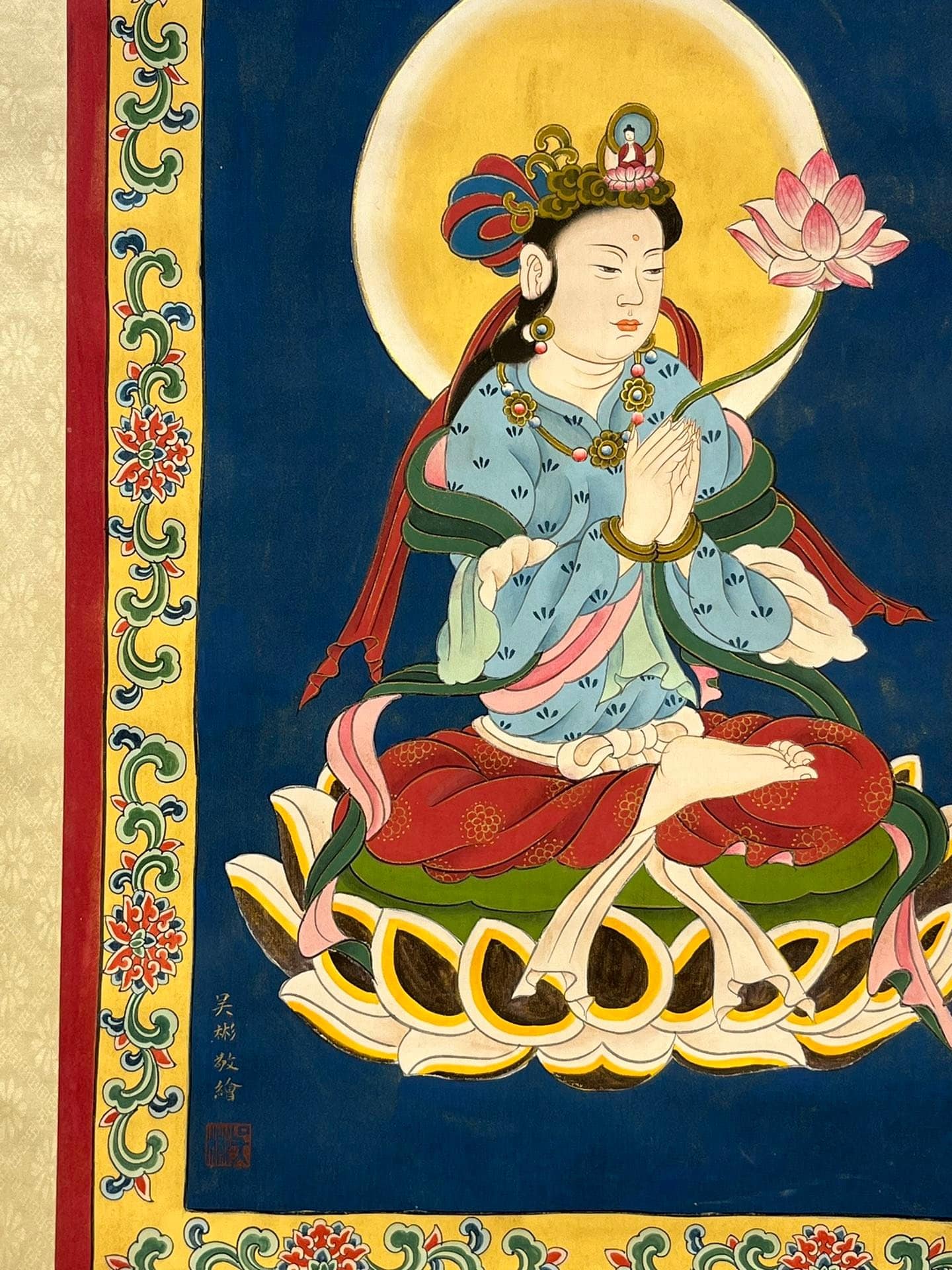 Chinese scroll painting Wu Bin