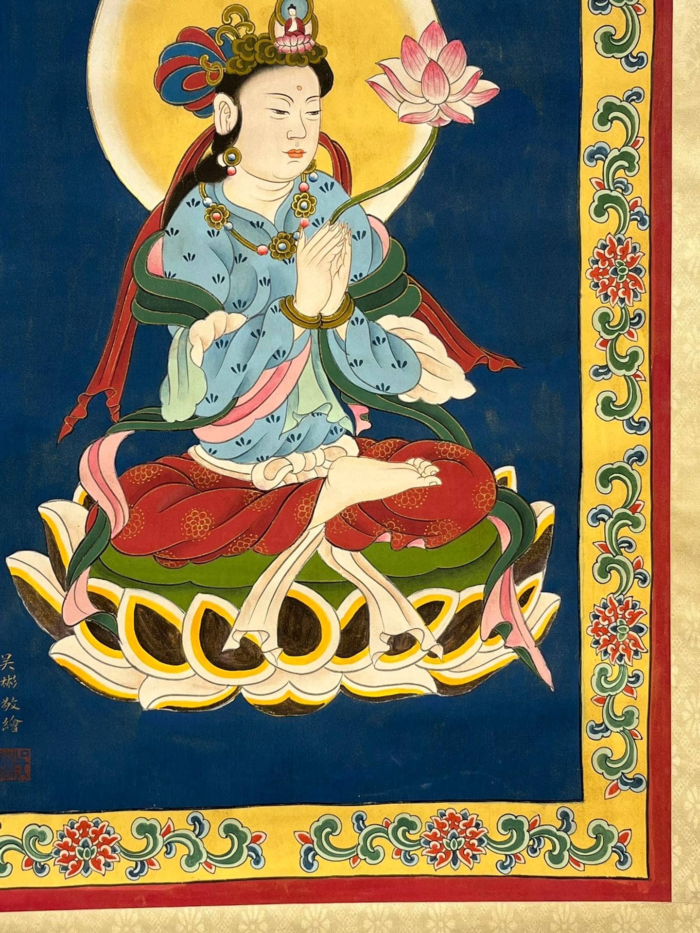 Chinese scroll painting Wu Bin