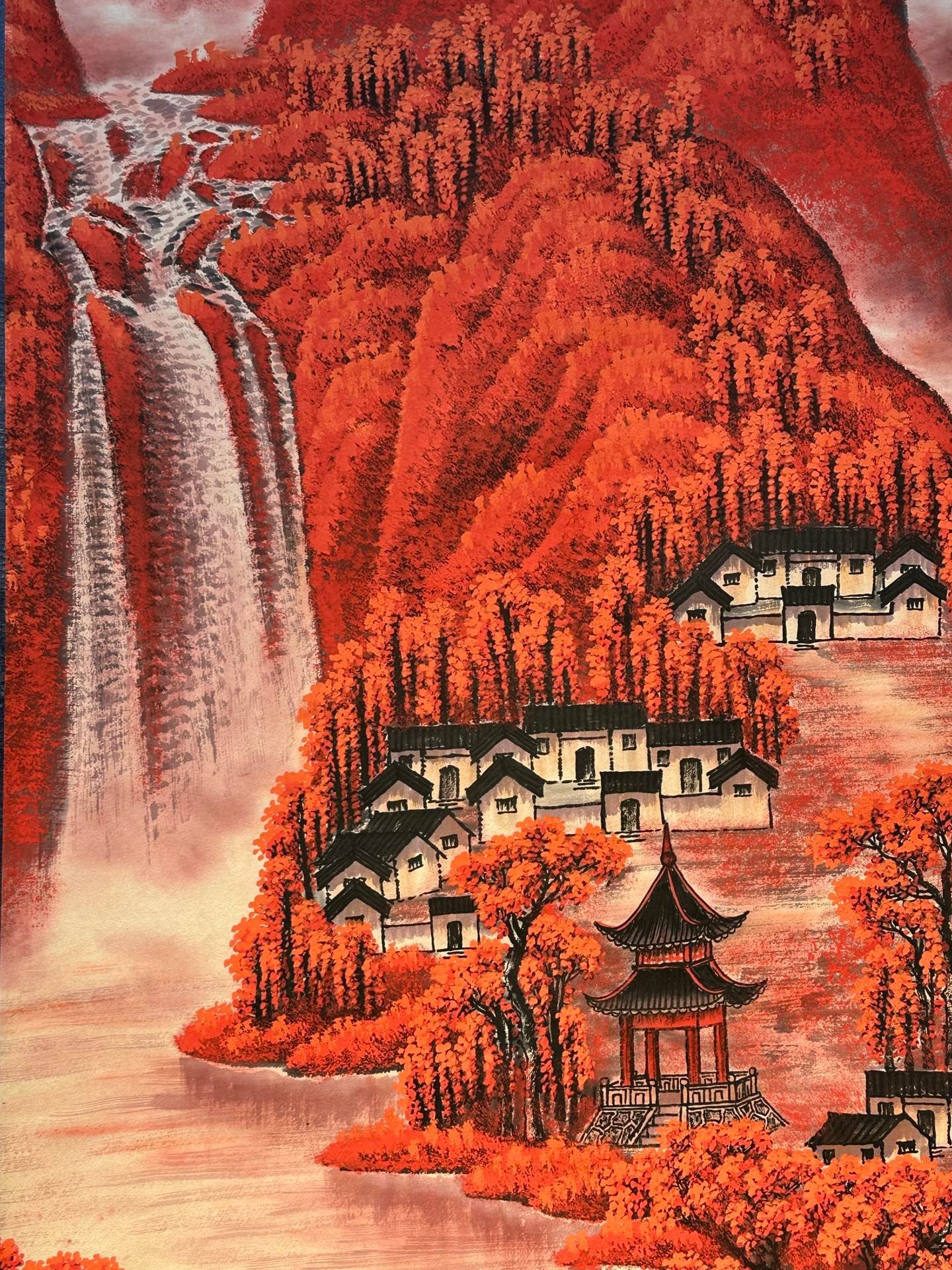 Chinese scroll painting Li Keran