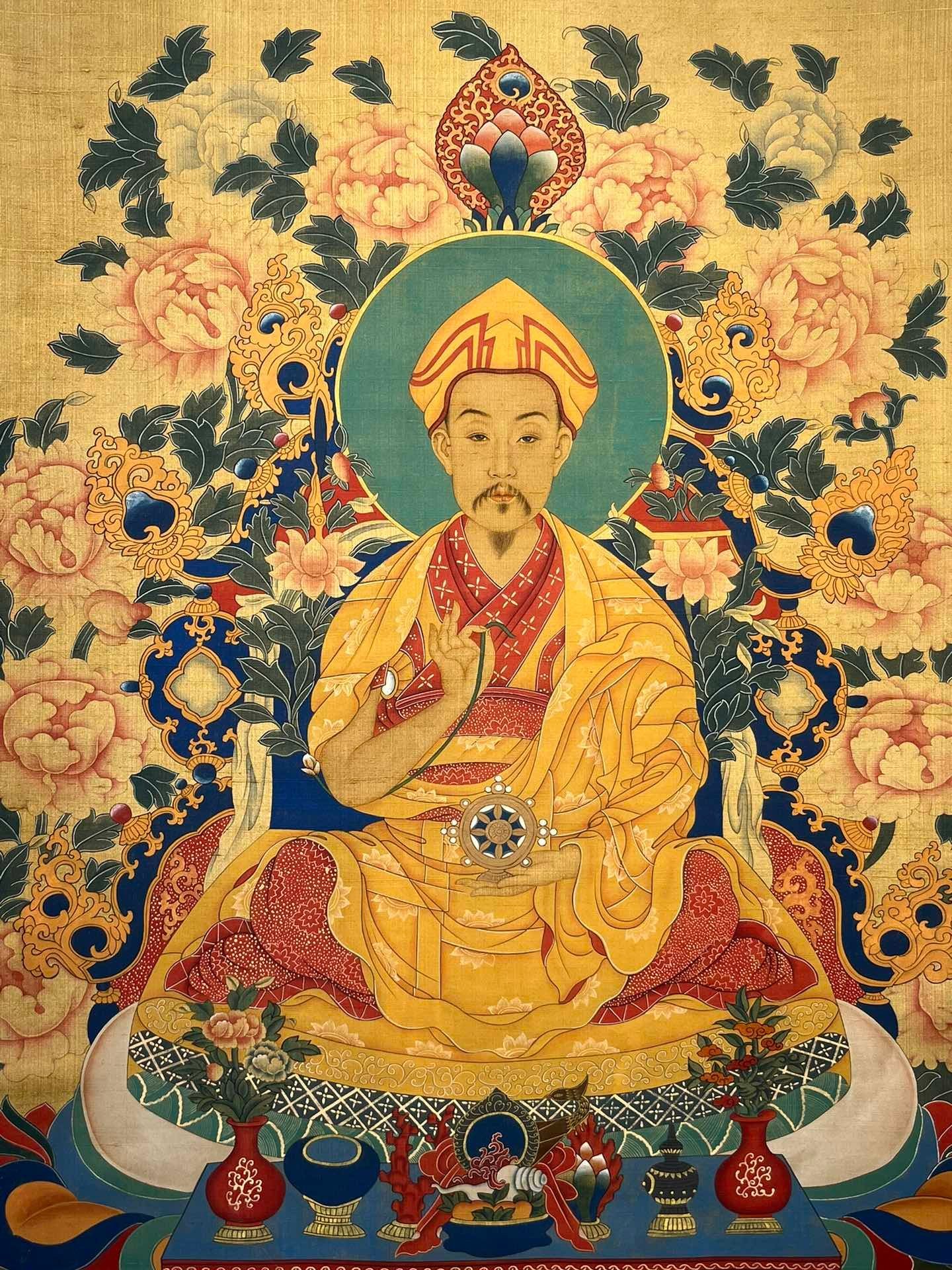 Chinese scroll painting Giuseppe