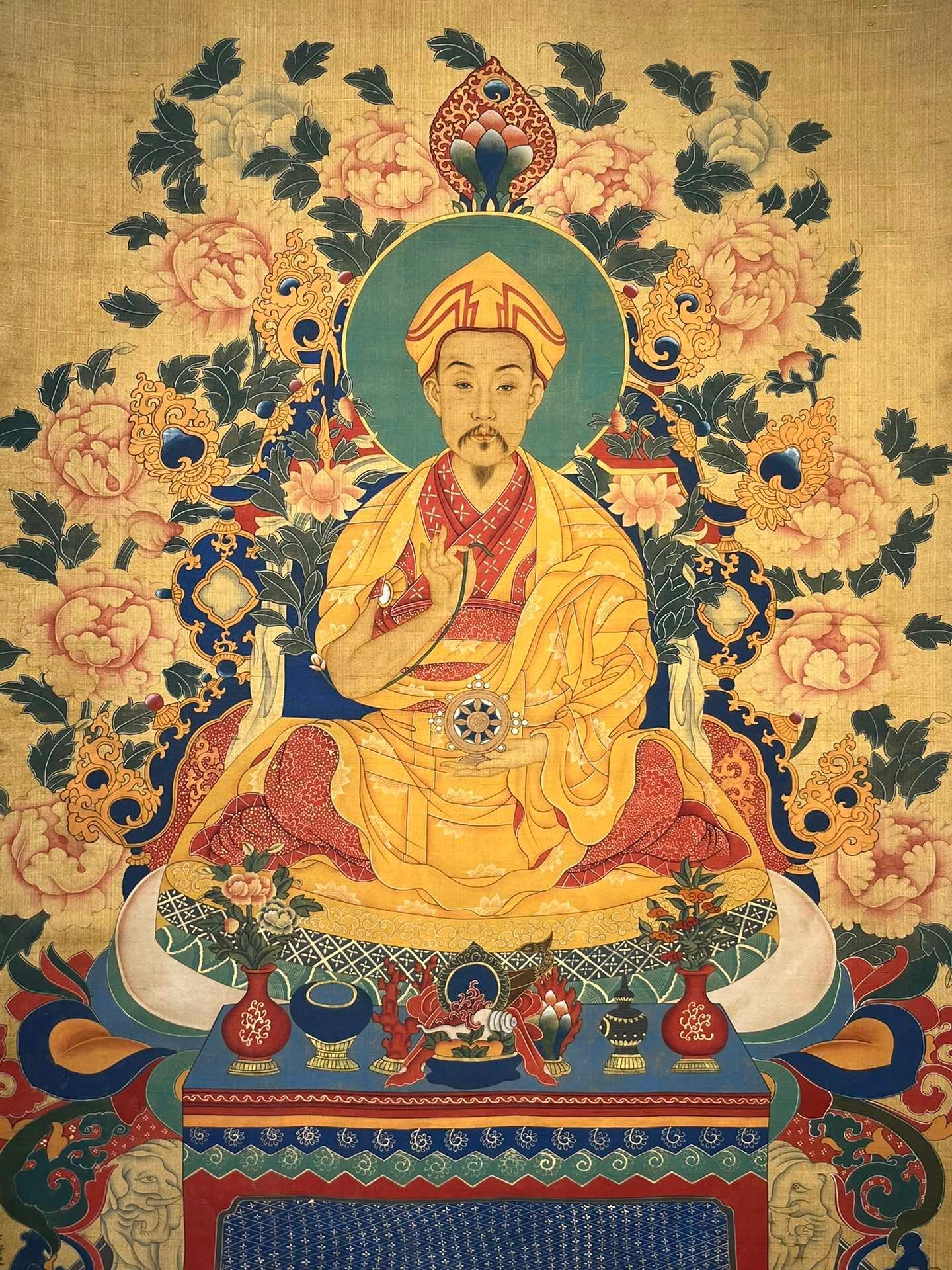 Chinese scroll painting Giuseppe