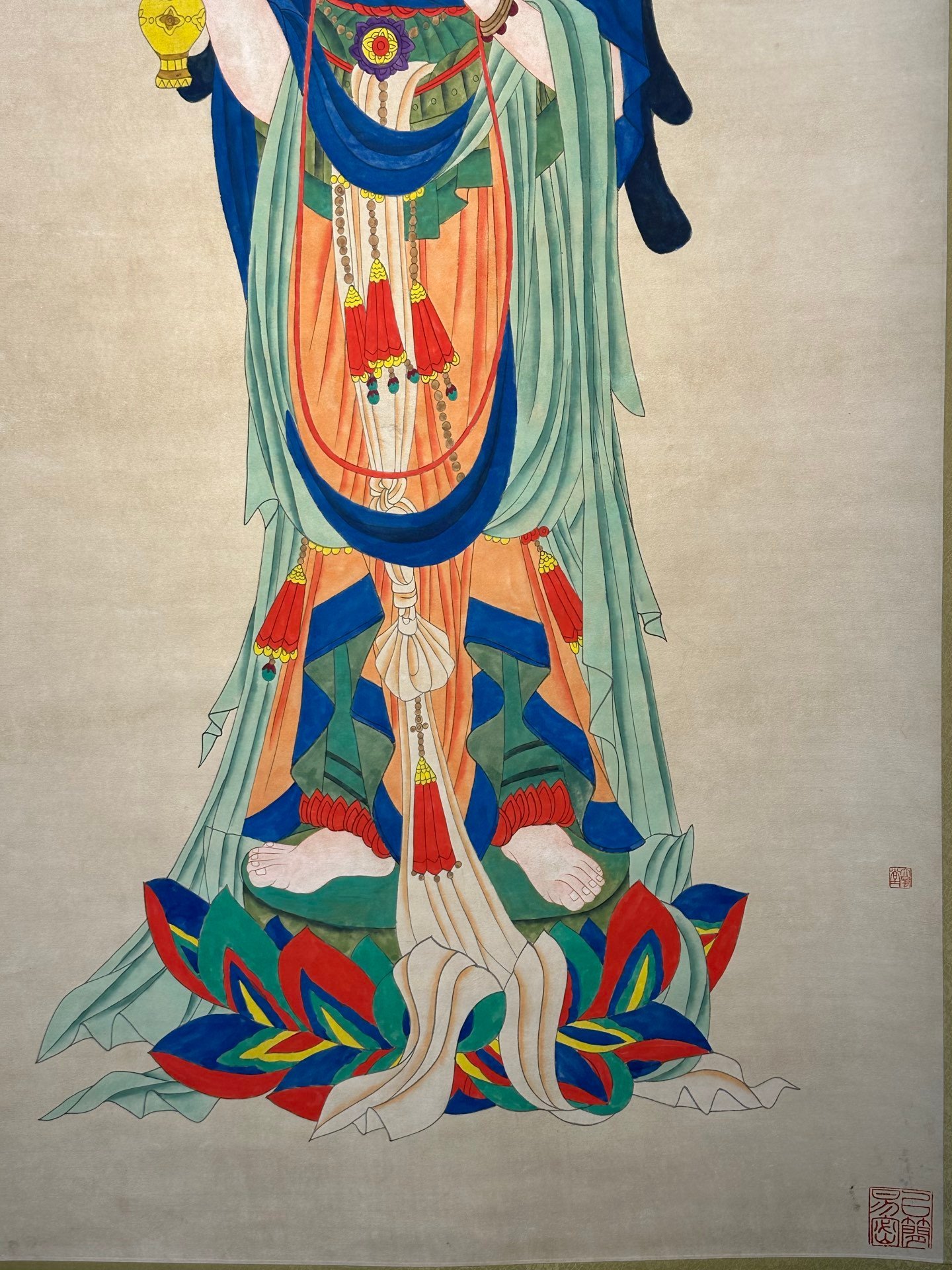 Chinese scroll painting Zhang Daqian