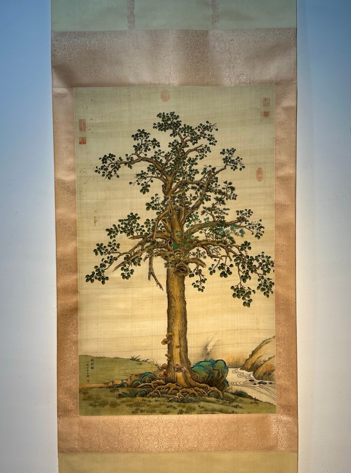 Chinese scroll painting Giuseppe