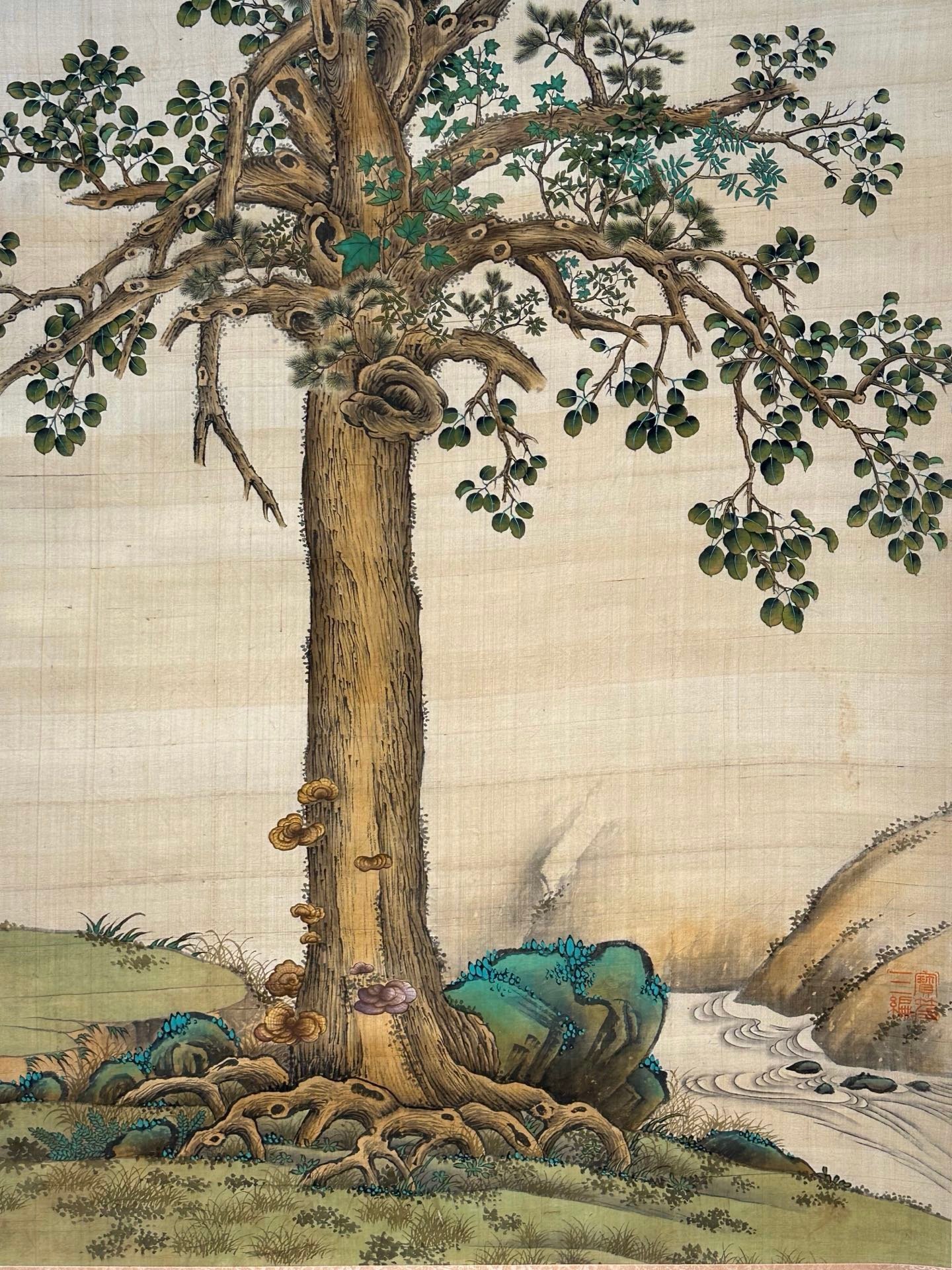Chinese scroll painting Giuseppe