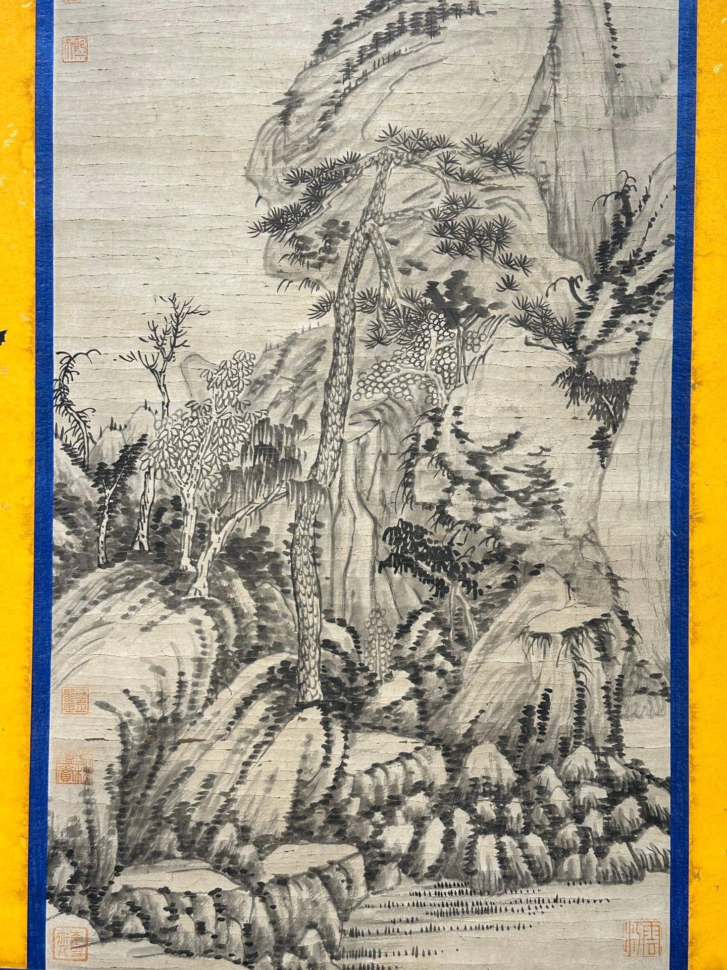 Chinese scroll painting Ba Da Shan Ren