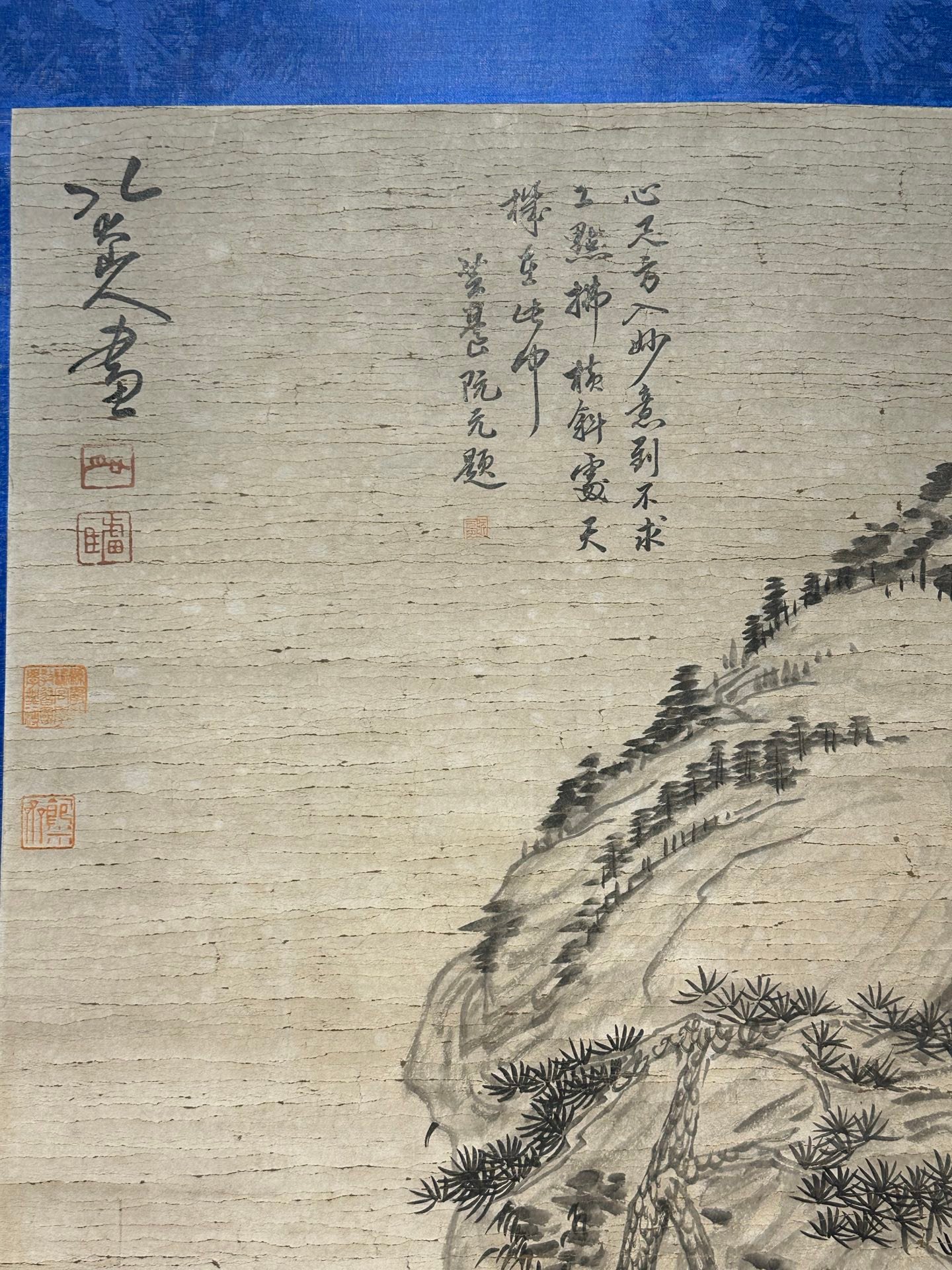 Chinese scroll painting Ba Da Shan Ren
