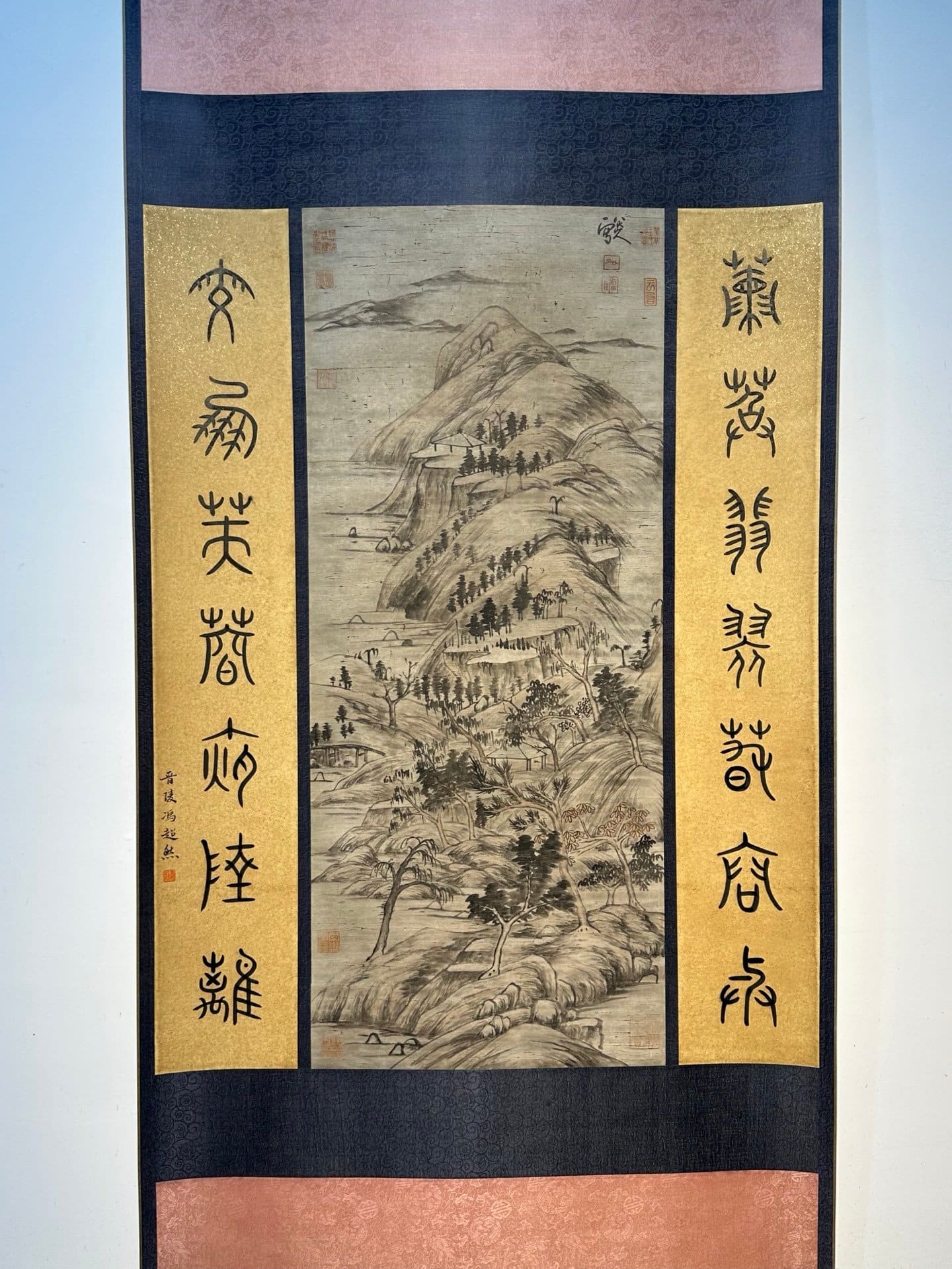 Chinese scroll painting Ba Da Shan Ren