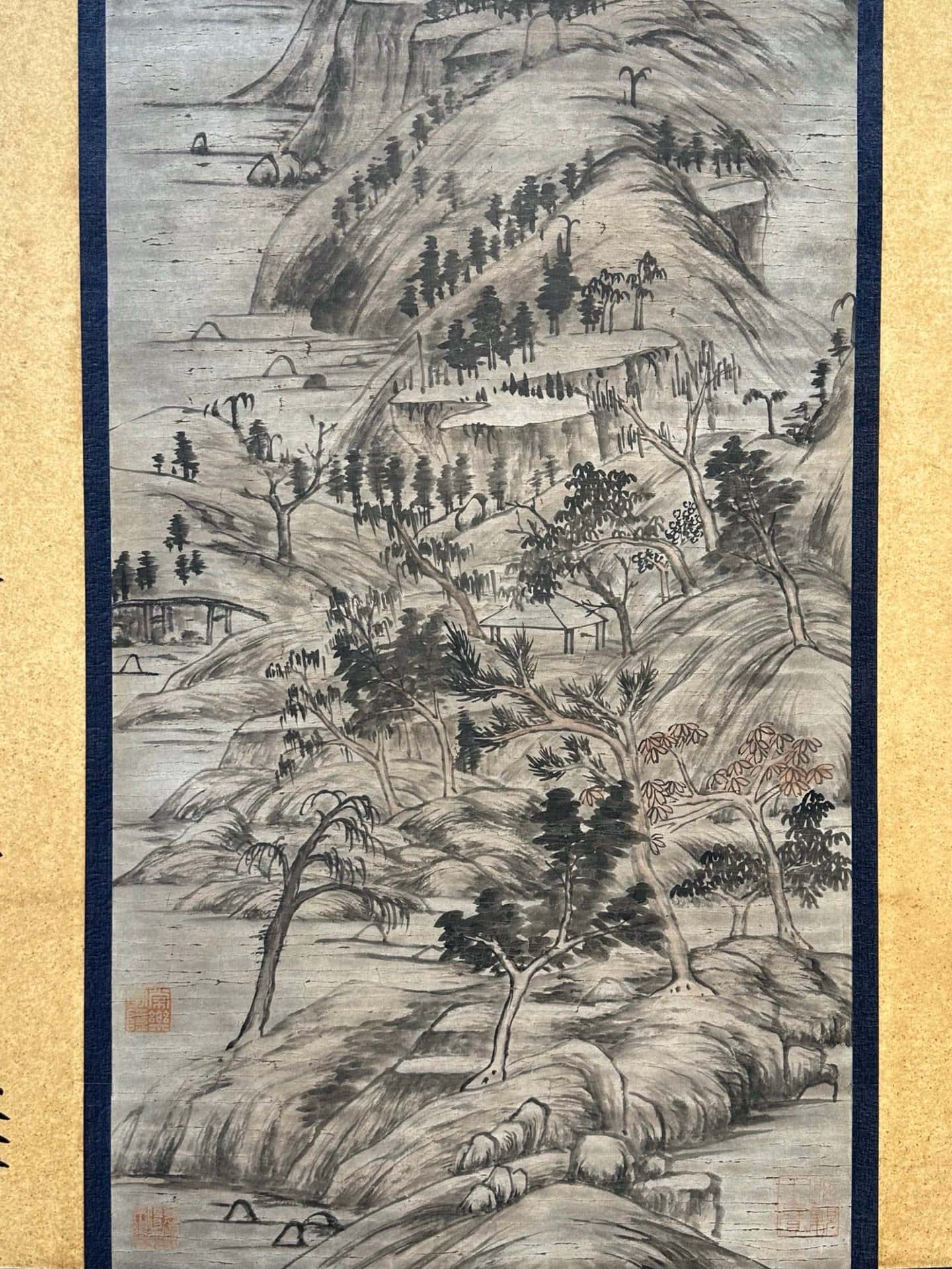 Chinese scroll painting Ba Da Shan Ren