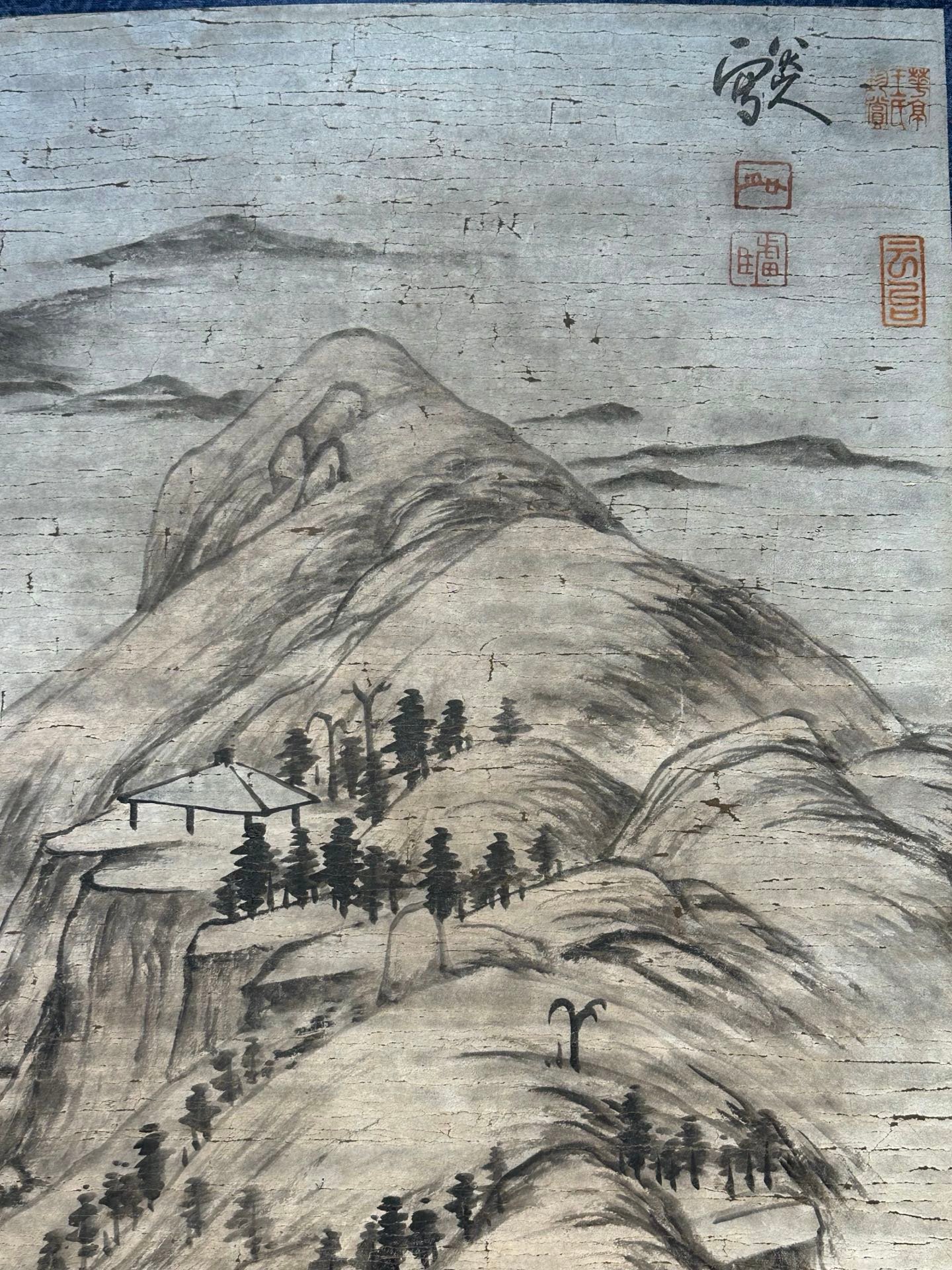 Chinese scroll painting Ba Da Shan Ren