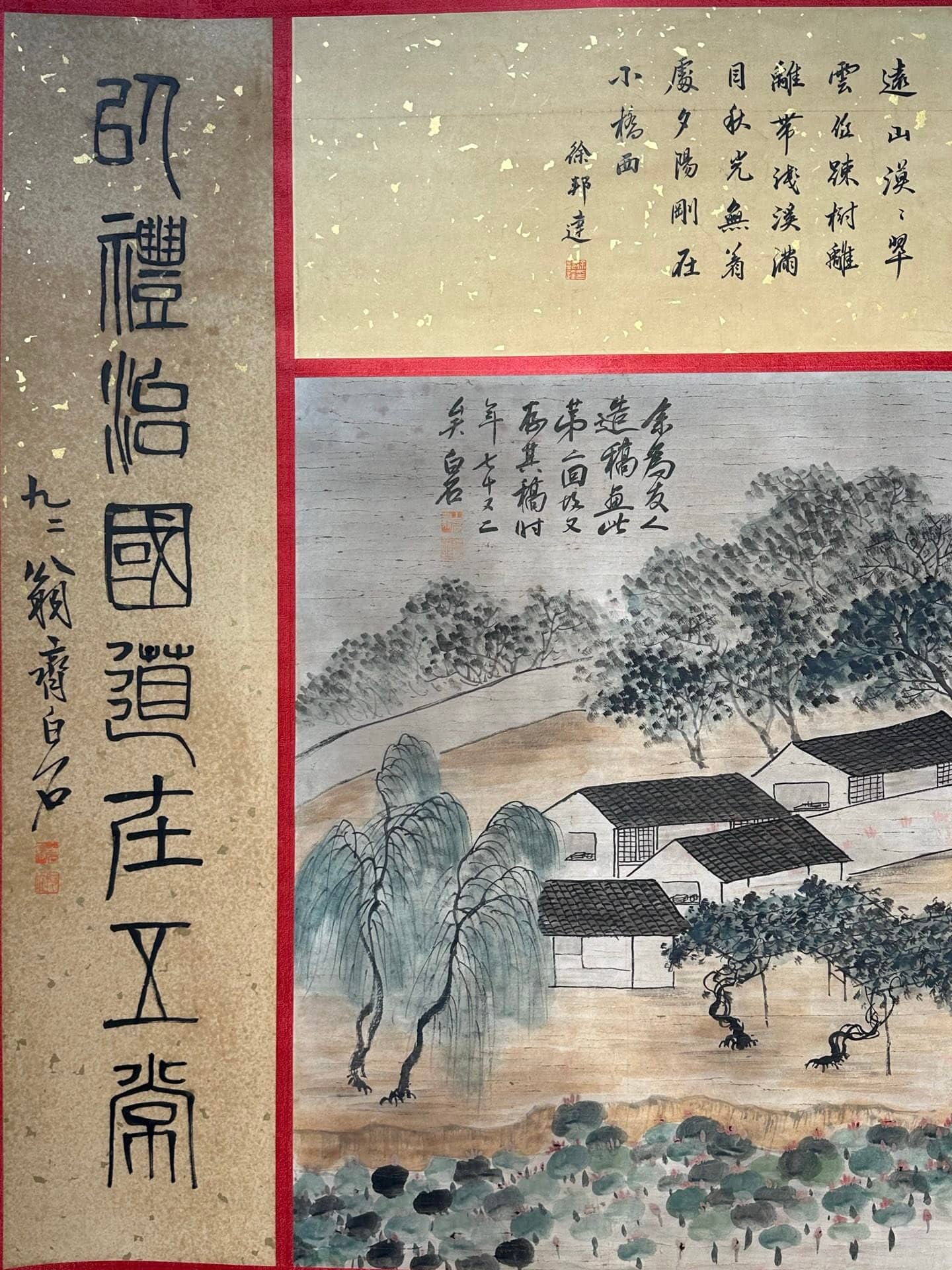 Chinese scroll painting Qi Baishi