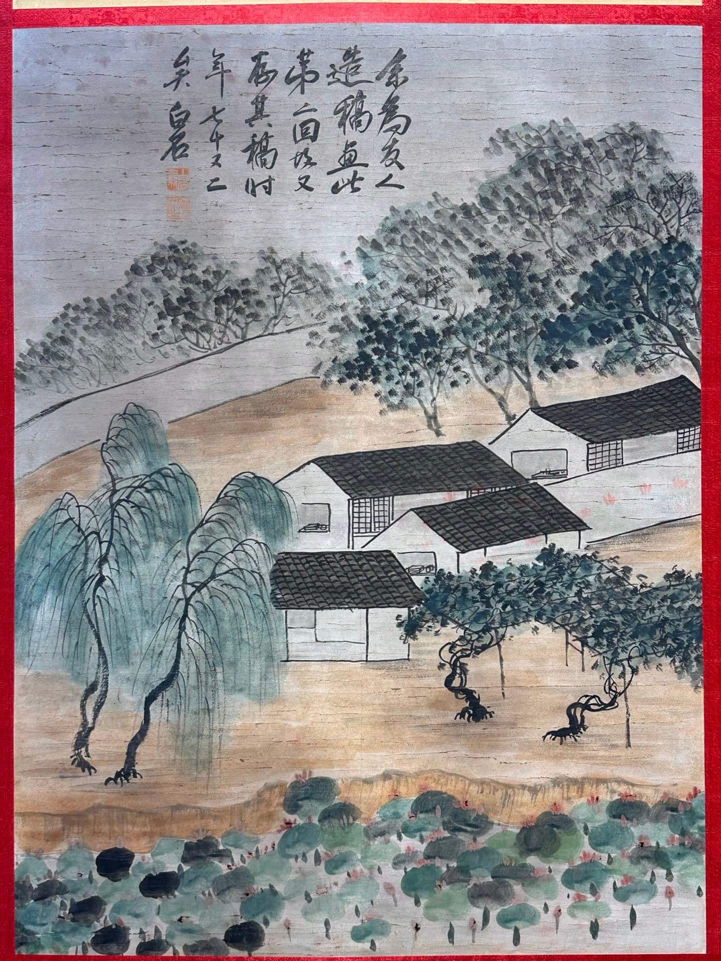 Chinese scroll painting Qi Baishi