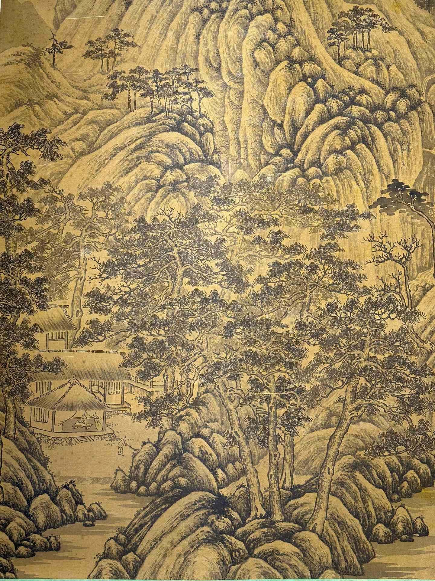 Chinese scroll painting Zhan Ziqian