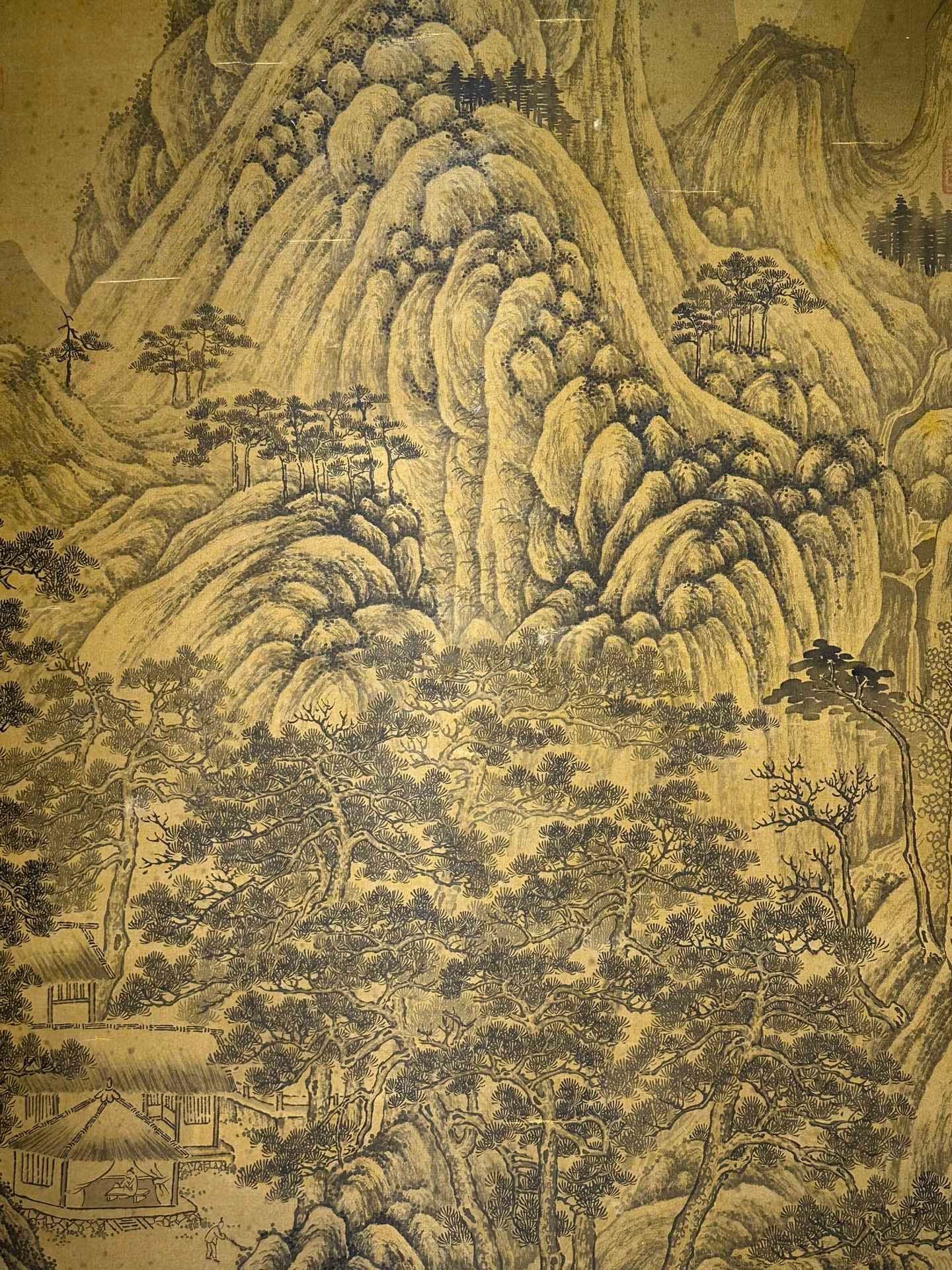 Chinese scroll painting Zhan Ziqian