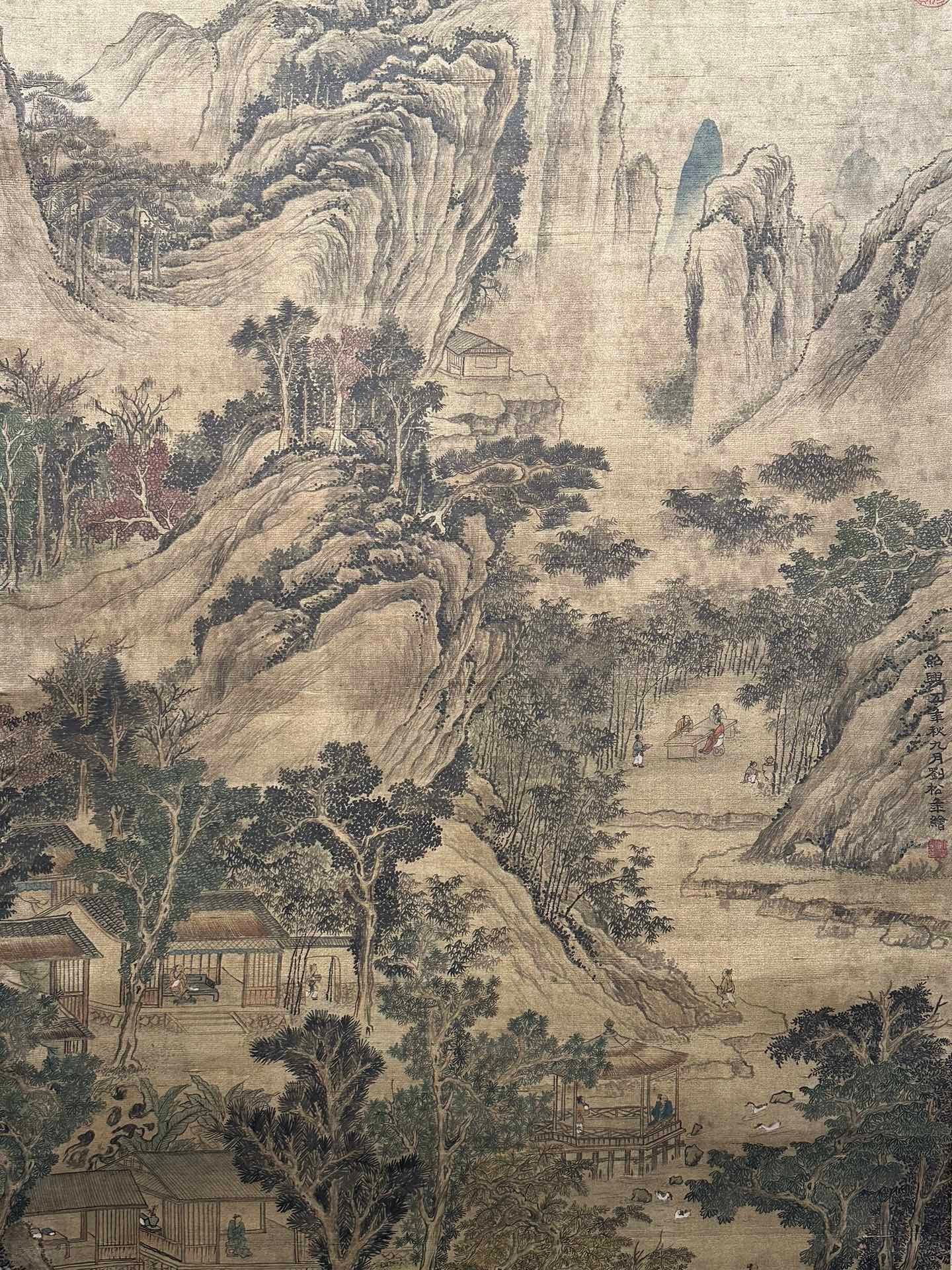 Chinese scroll painting Liu Songnian