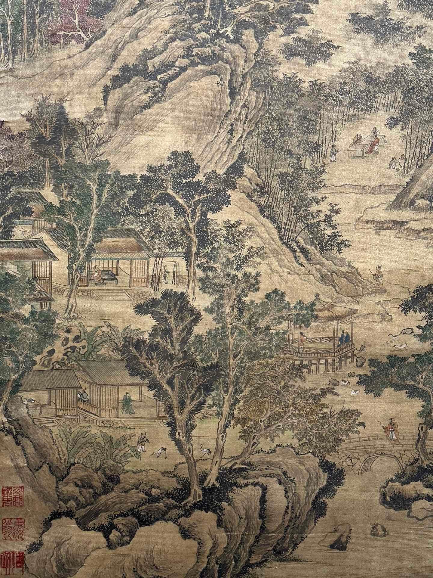 Chinese scroll painting Liu Songnian