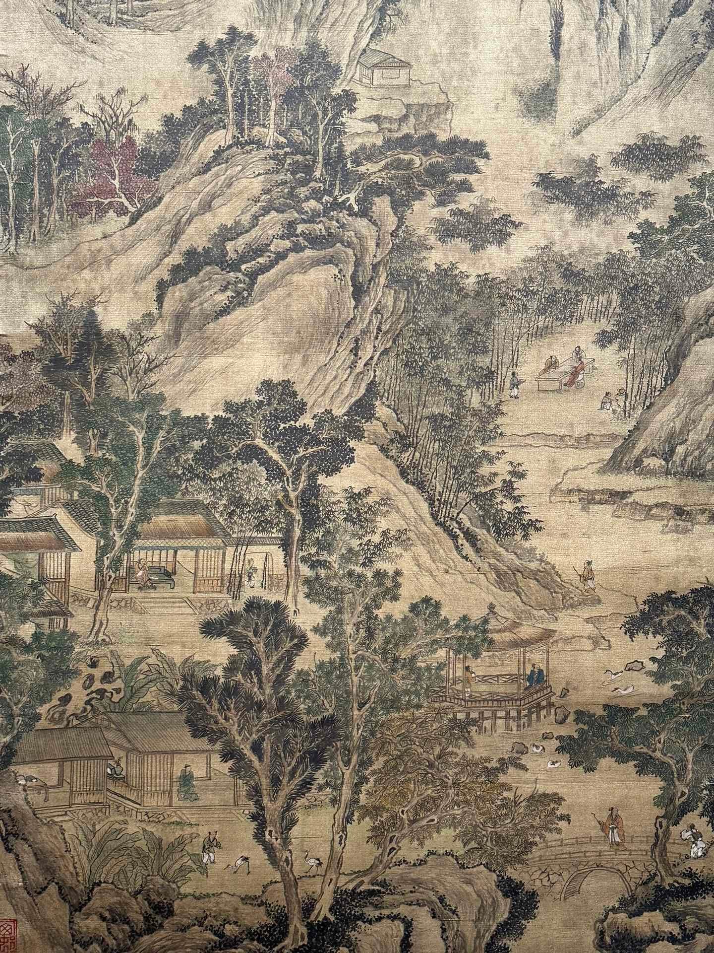 Chinese scroll painting Liu Songnian